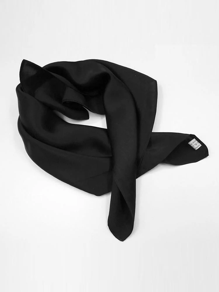 Vierkante sjaal van 100% moerbeizijde 53*53cm - Image 19