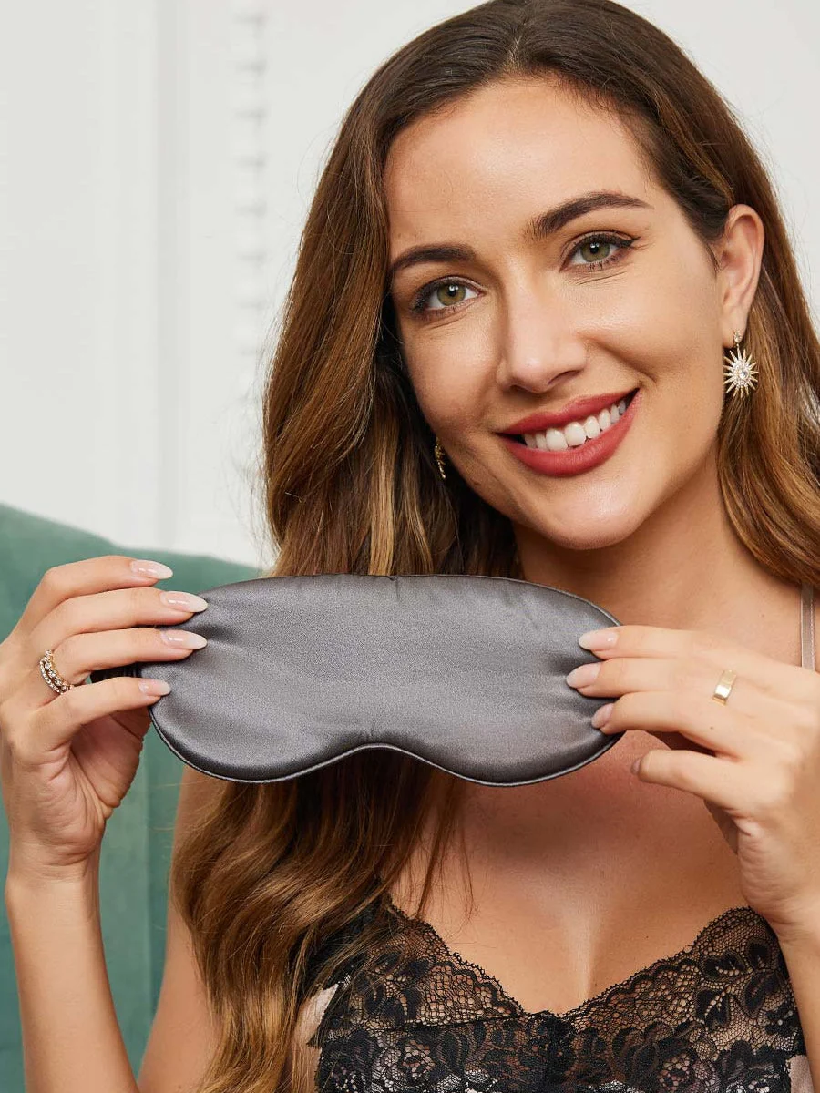 Slaap Oogmasker van Pure Zijde met Elastische Band - Image 38