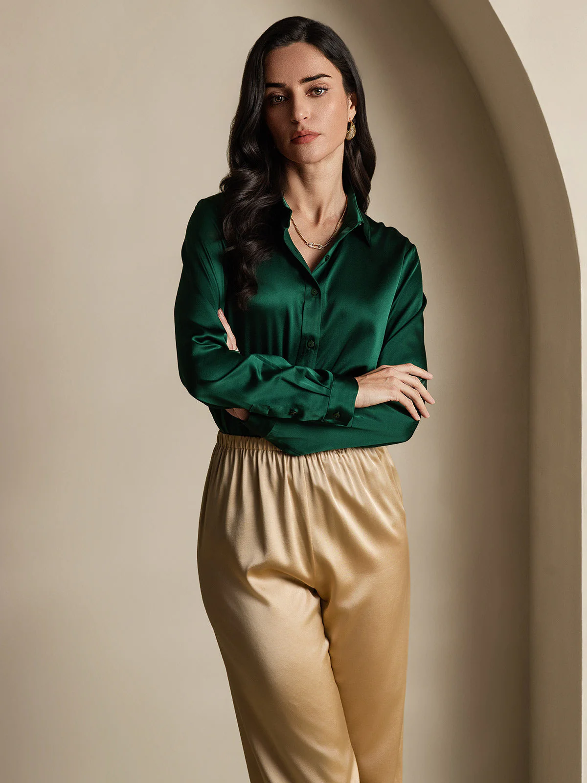 19 Momme Modieus Basiszijde Shirt - Image 16