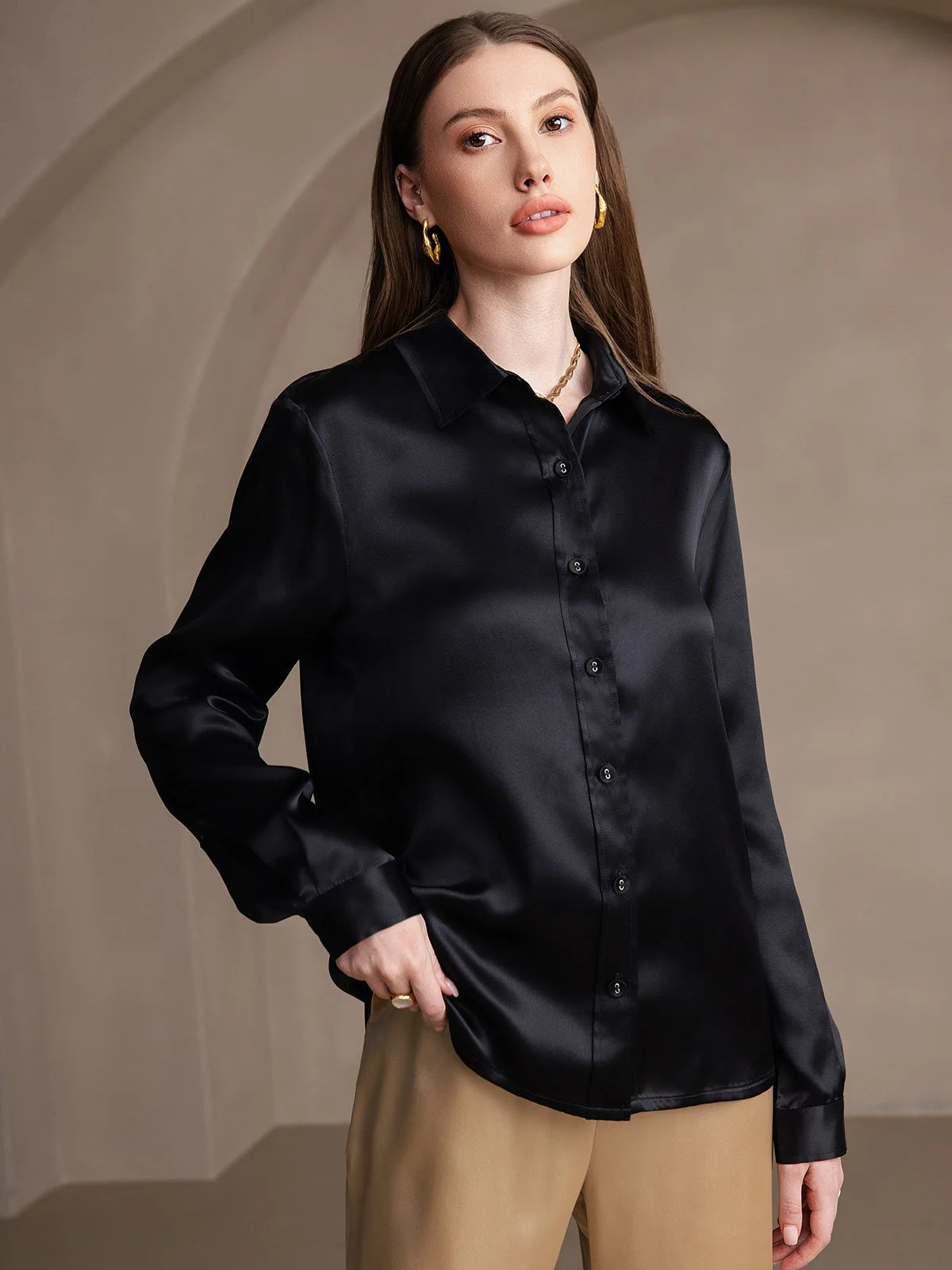 19 Momme Modieus Basiszijde Shirt - Image 48
