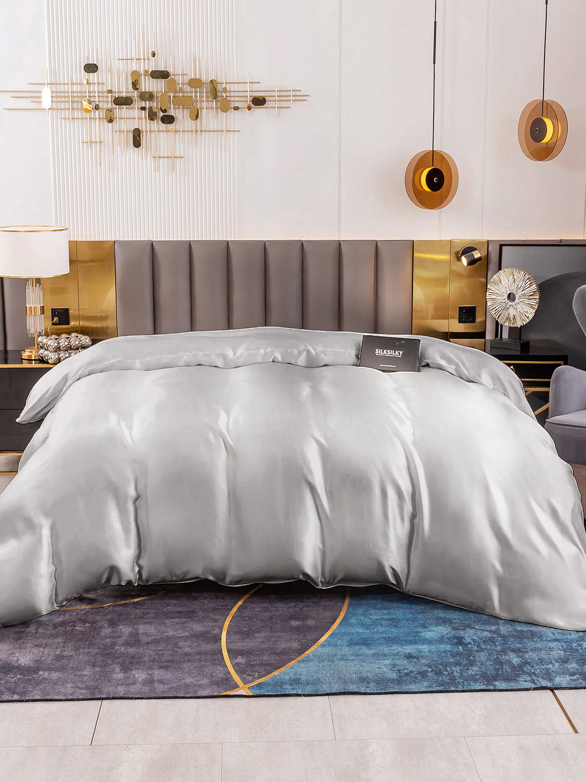 19Momme Moerbei Zijde Naadloze Dekbedovertrek - Image 37