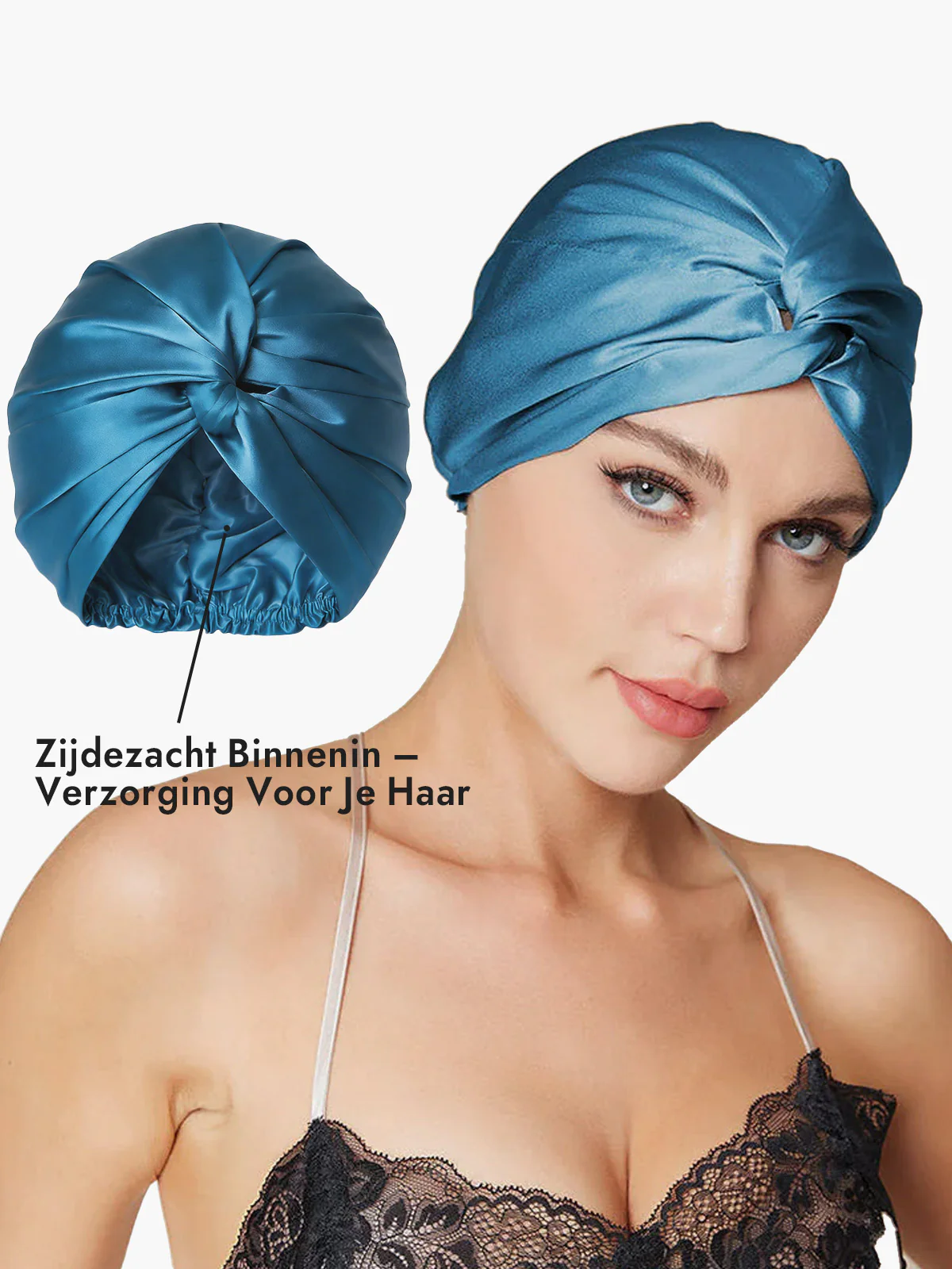 Pure Zijde Knoop-Voorkant Haarmuts - Image 52