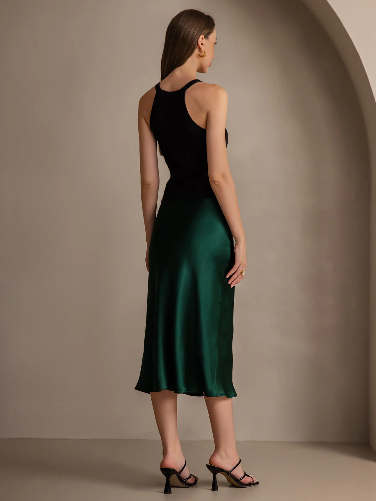 Eenvoudige Elegante Rok van Pure Zijde - Image 48