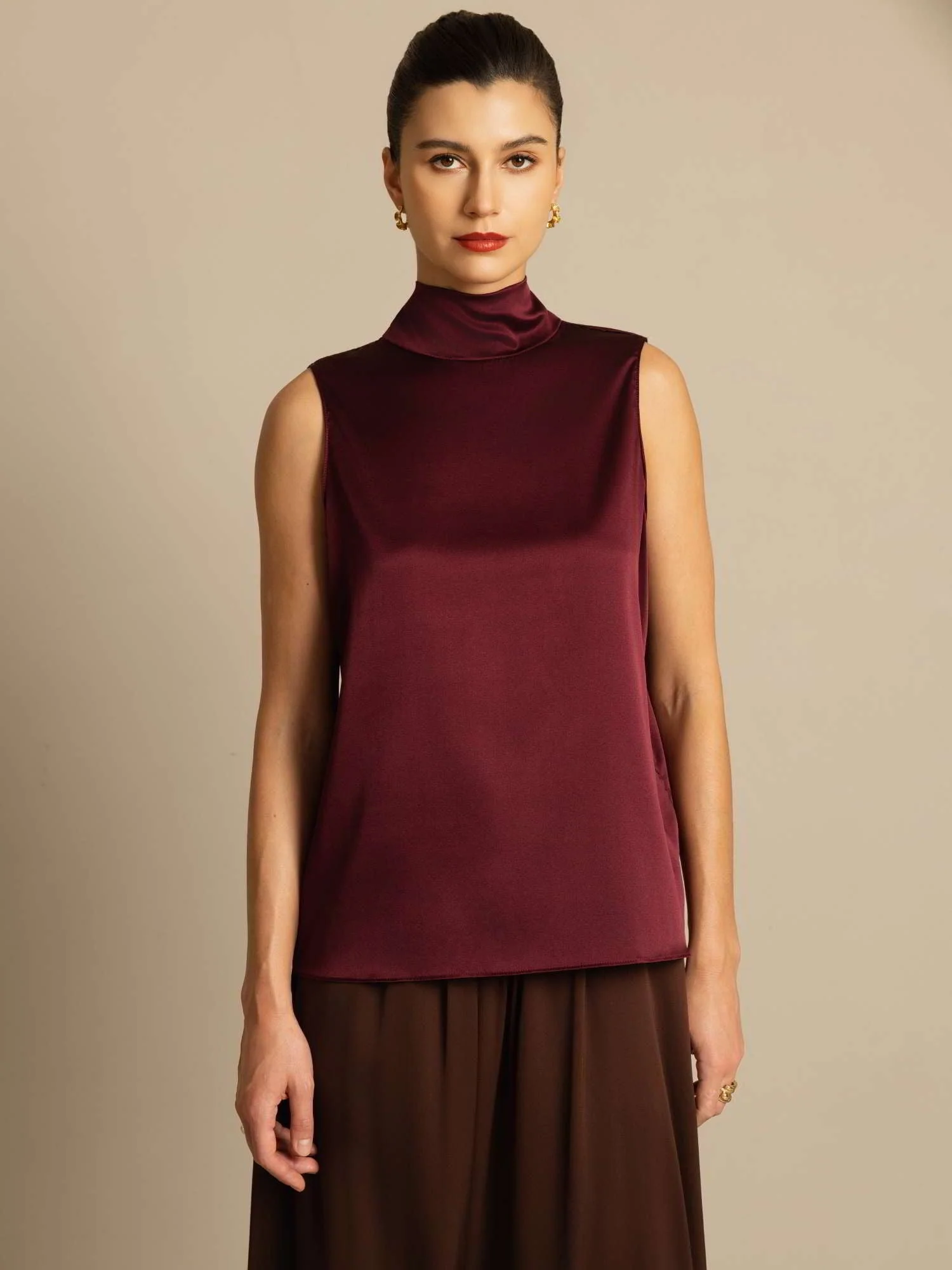 19Momme Zijde Strik Kraag Blouse - Image 3