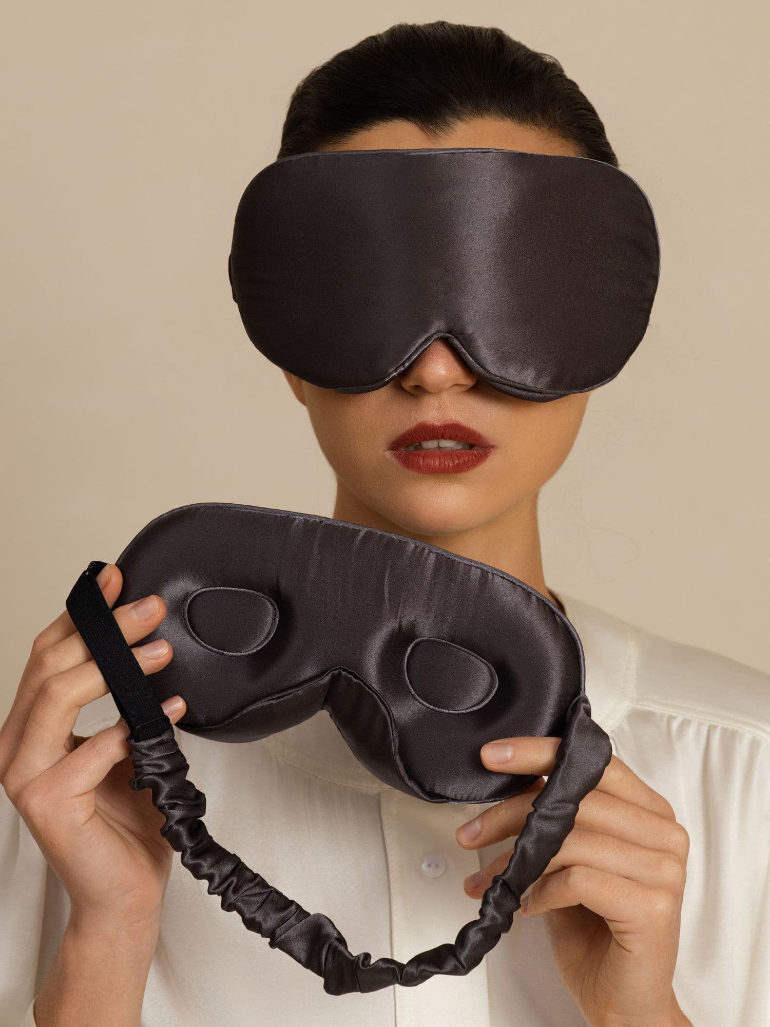 22 Momme 3D Slaapmasker Van Zuivere Zijde Met Verbeterde Neusvleugels - Image 15