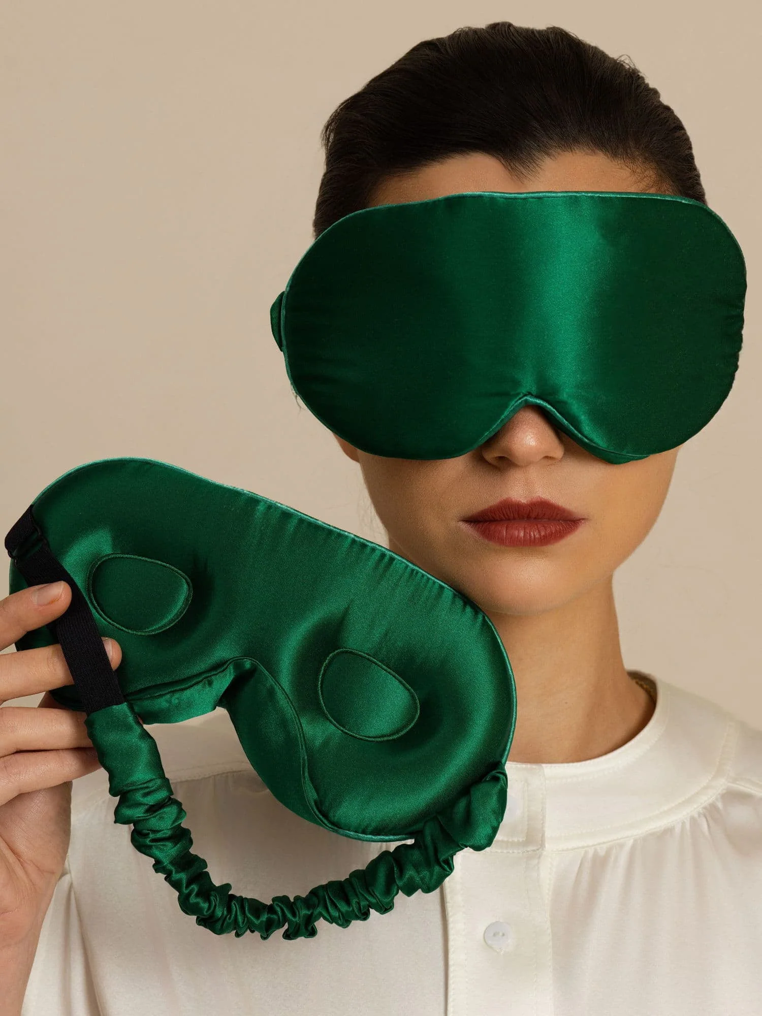 22 Momme 3D Slaapmasker Van Zuivere Zijde Met Verbeterde Neusvleugels - Image 19