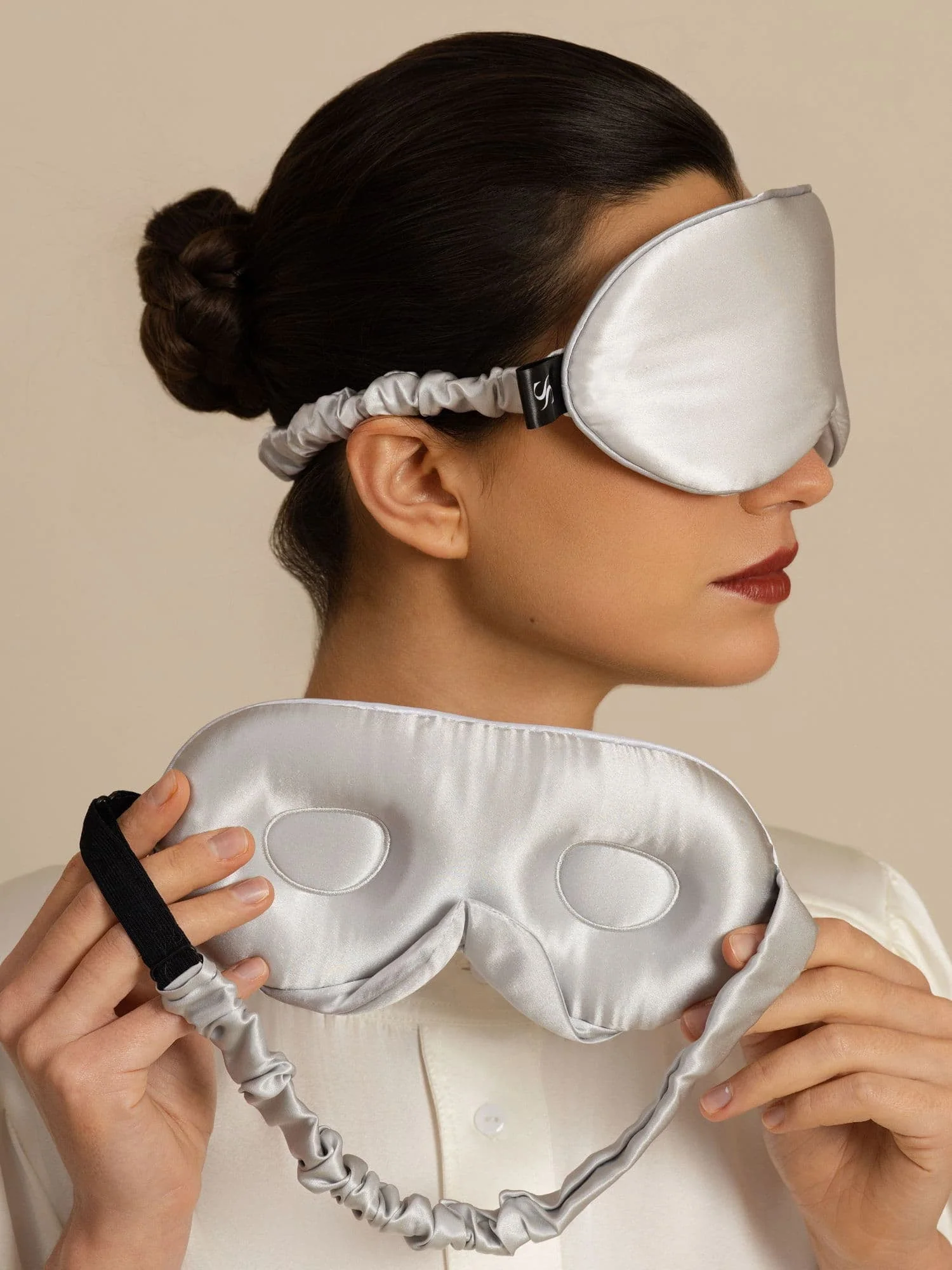 22 Momme 3D Slaapmasker Van Zuivere Zijde Met Verbeterde Neusvleugels - Image 20