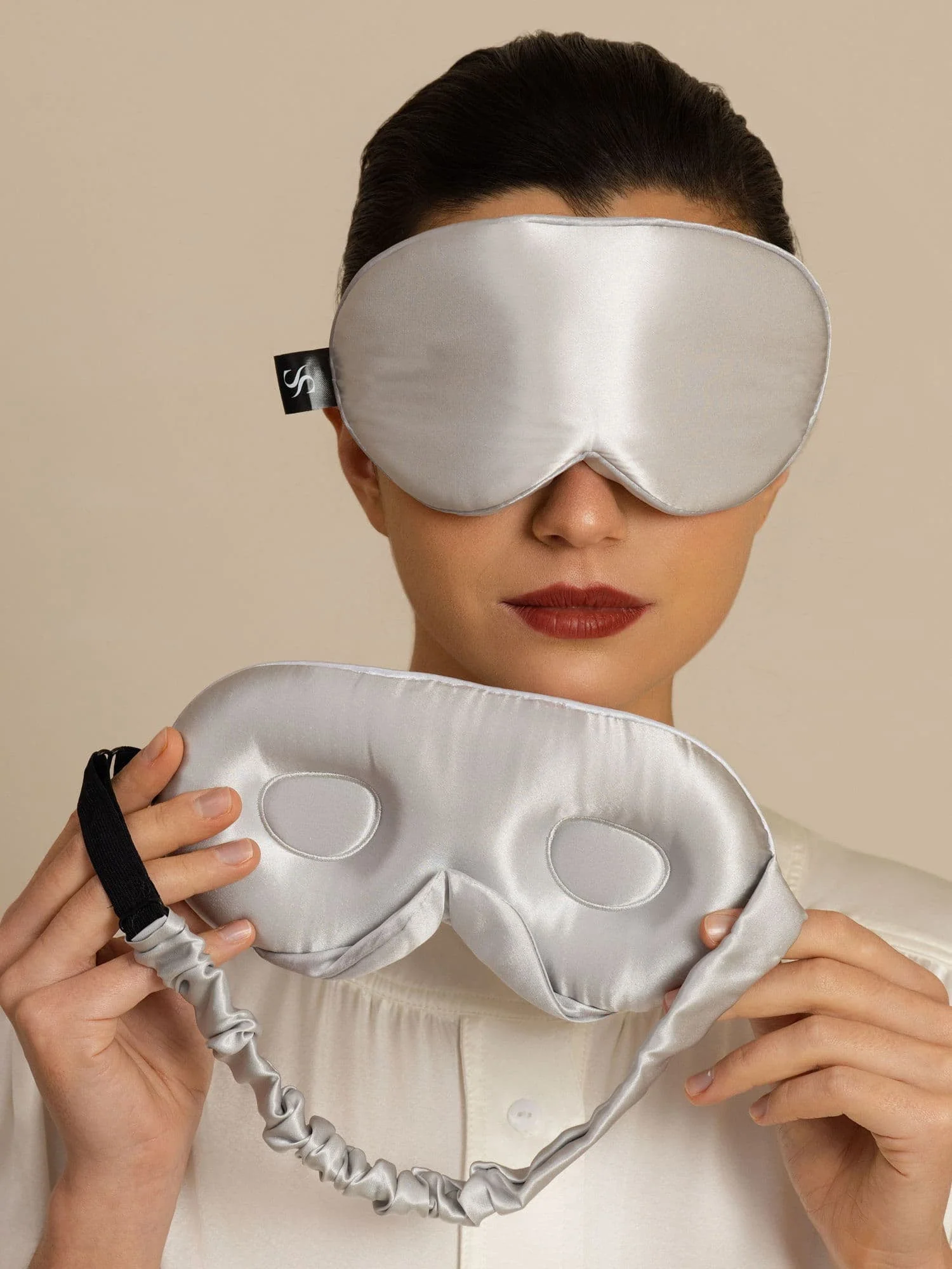 22 Momme 3D Slaapmasker Van Zuivere Zijde Met Verbeterde Neusvleugels - Image 21