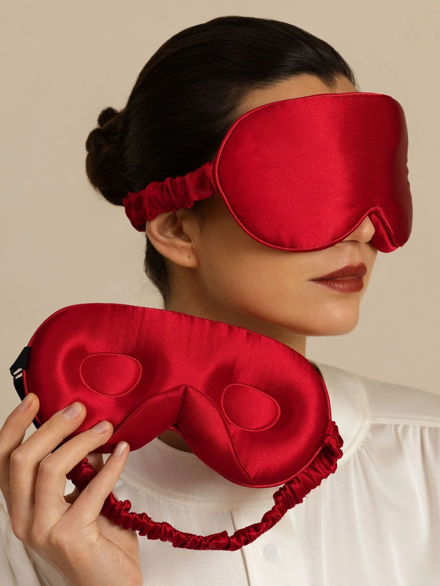 22 Momme 3D Slaapmasker Van Zuivere Zijde Met Verbeterde Neusvleugels - Image 25