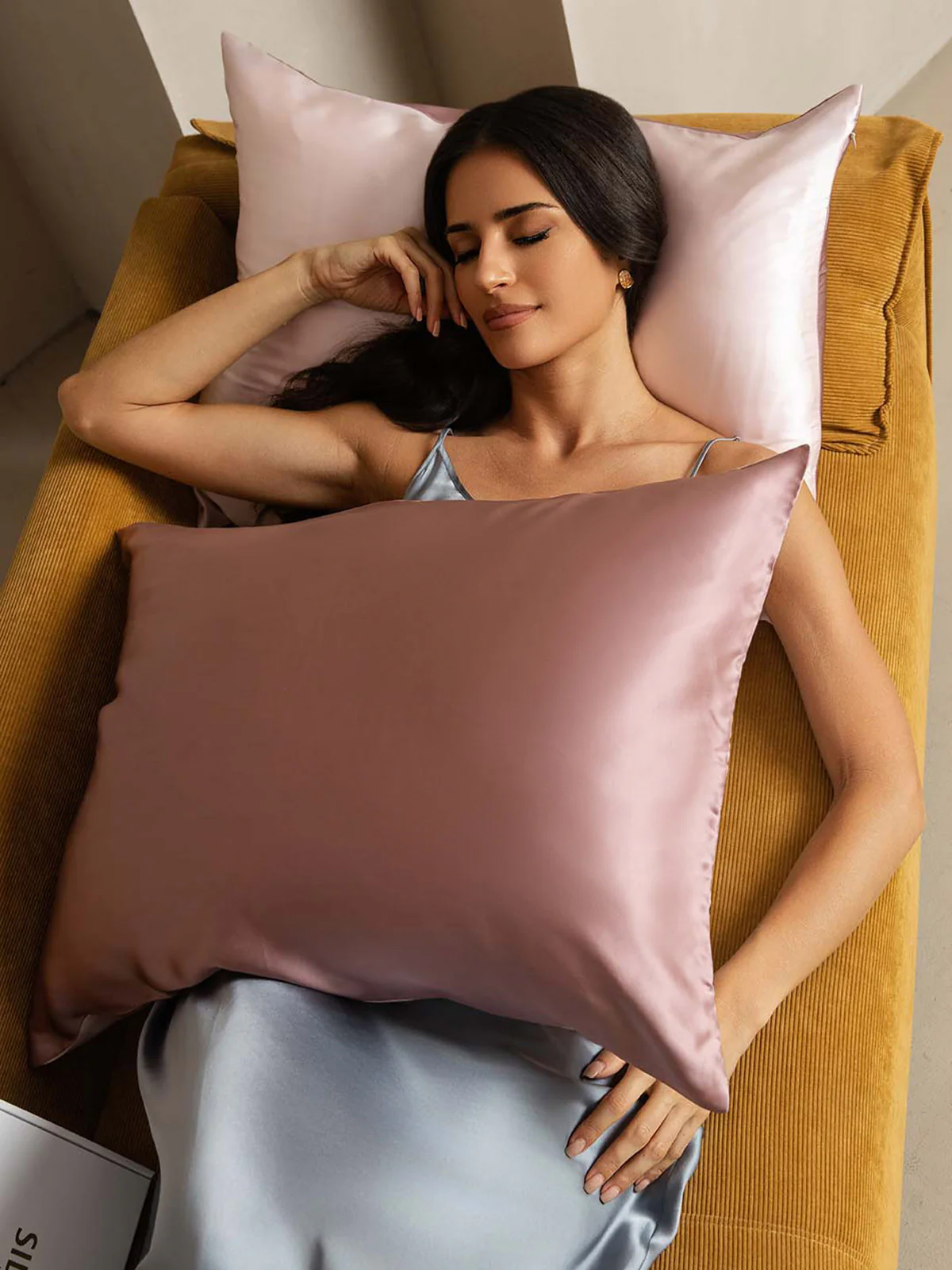 22Momme 100% Moerbeizijde Pillowcase - Tweekleurig Ontwerp - Image 8
