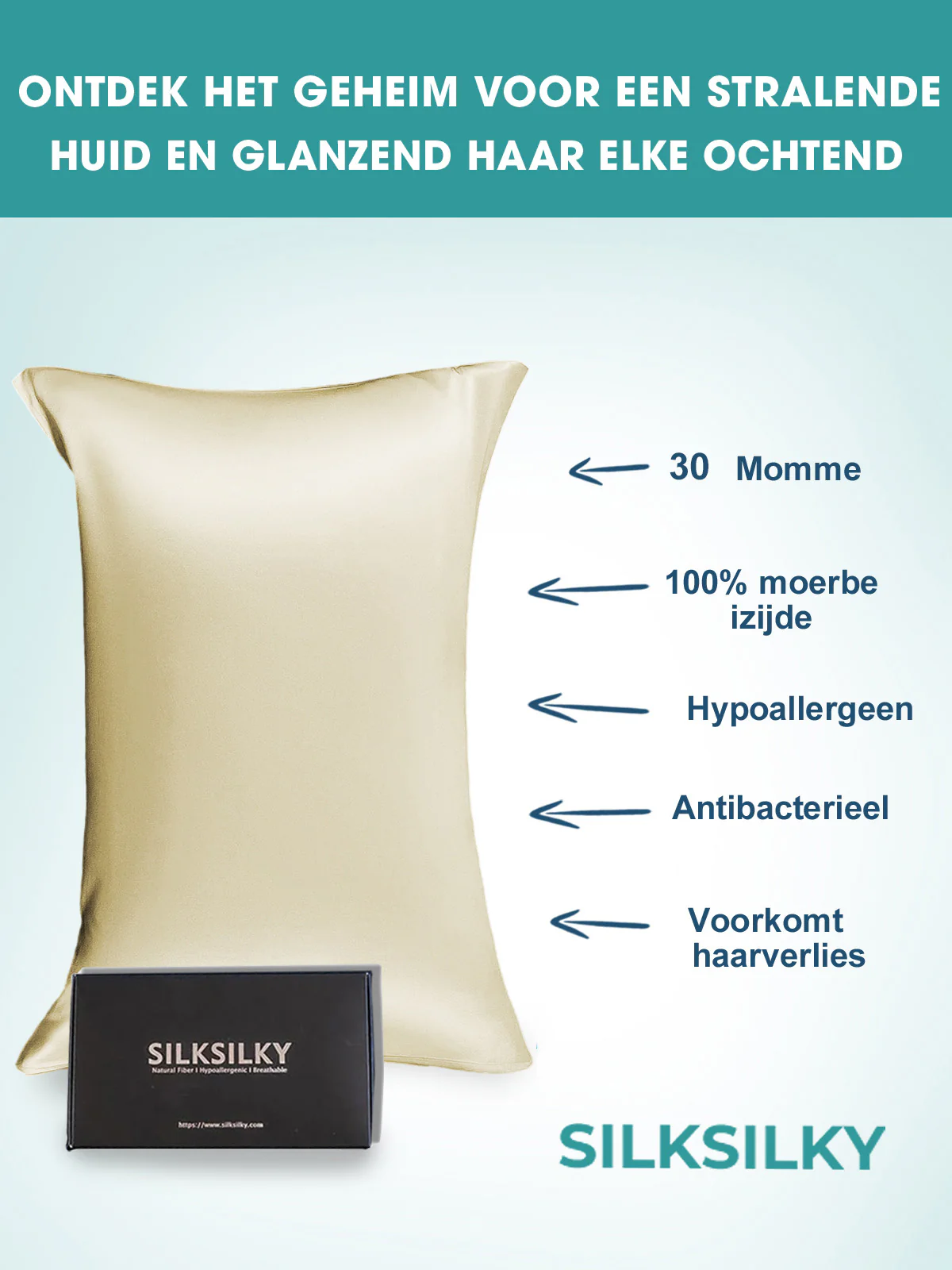 2st 30Momme 100% Zijde Kussensloops Bundel- Envelop - Image 19