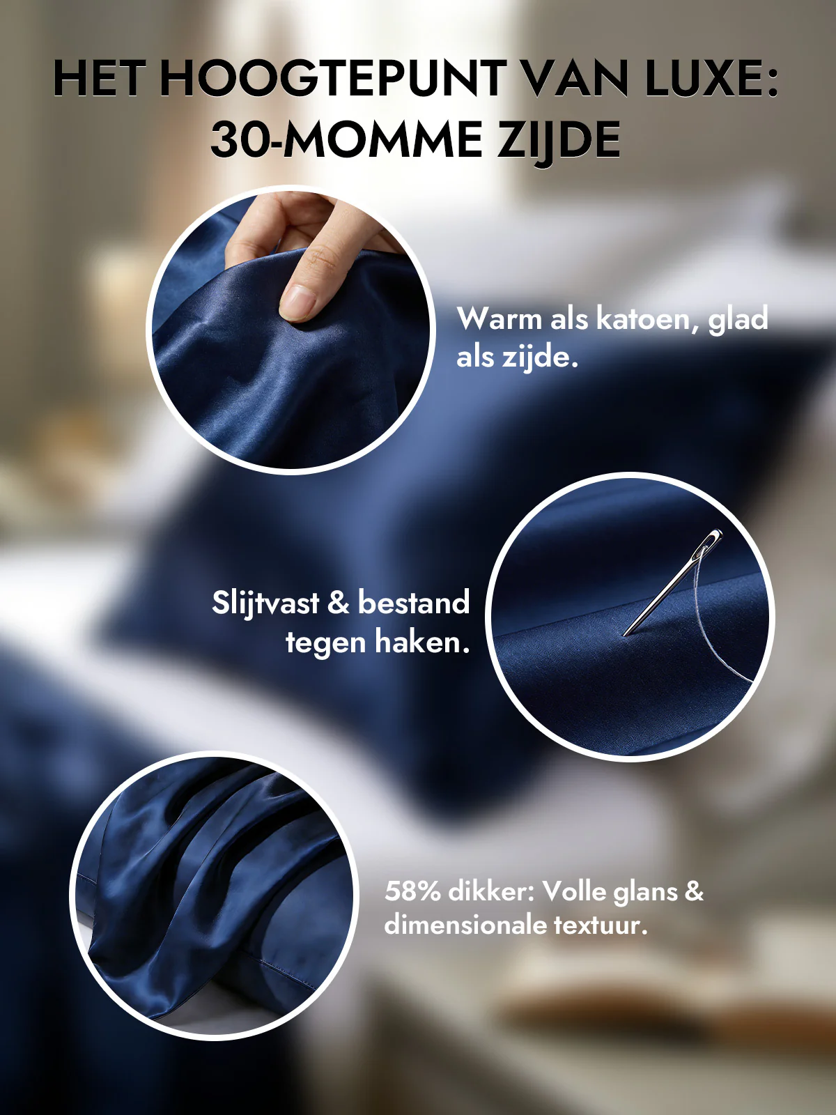2st 30Momme 100% Zijde Kussensloops Bundel- Verborgen Rits - Image 32