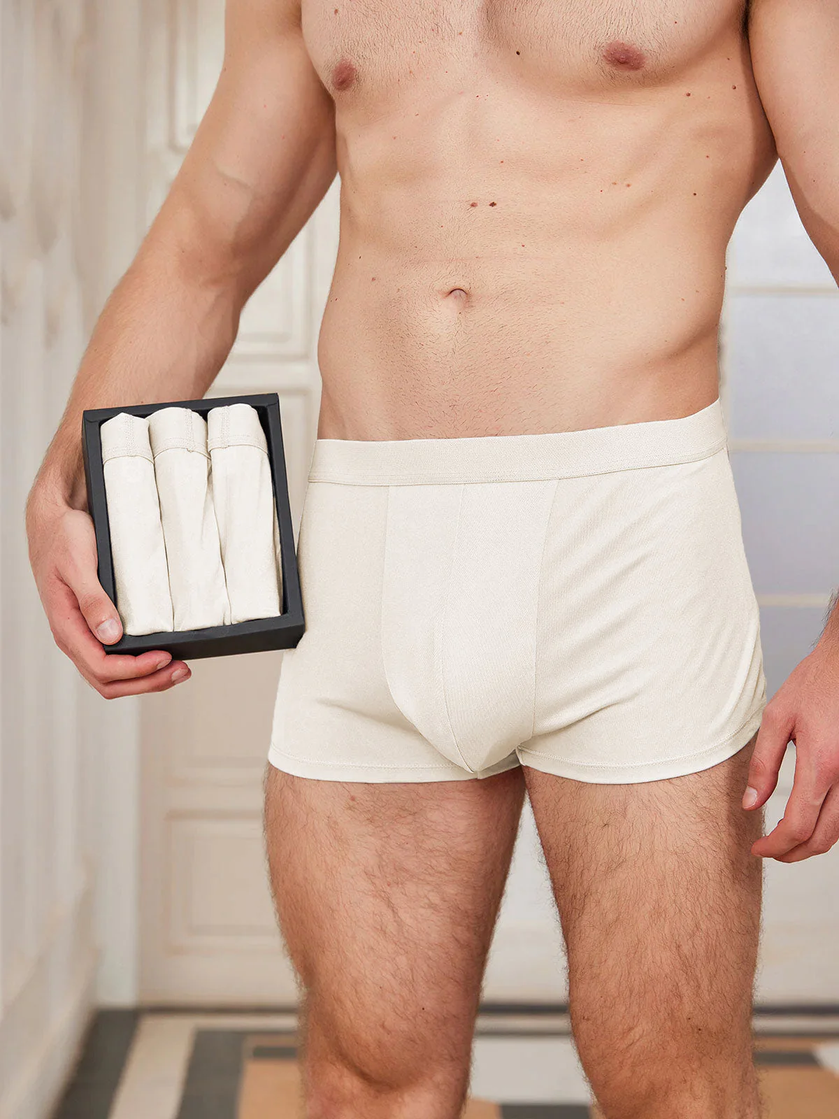 3 Stuks Heren Zijde Boxers Ondergoed - Image 16