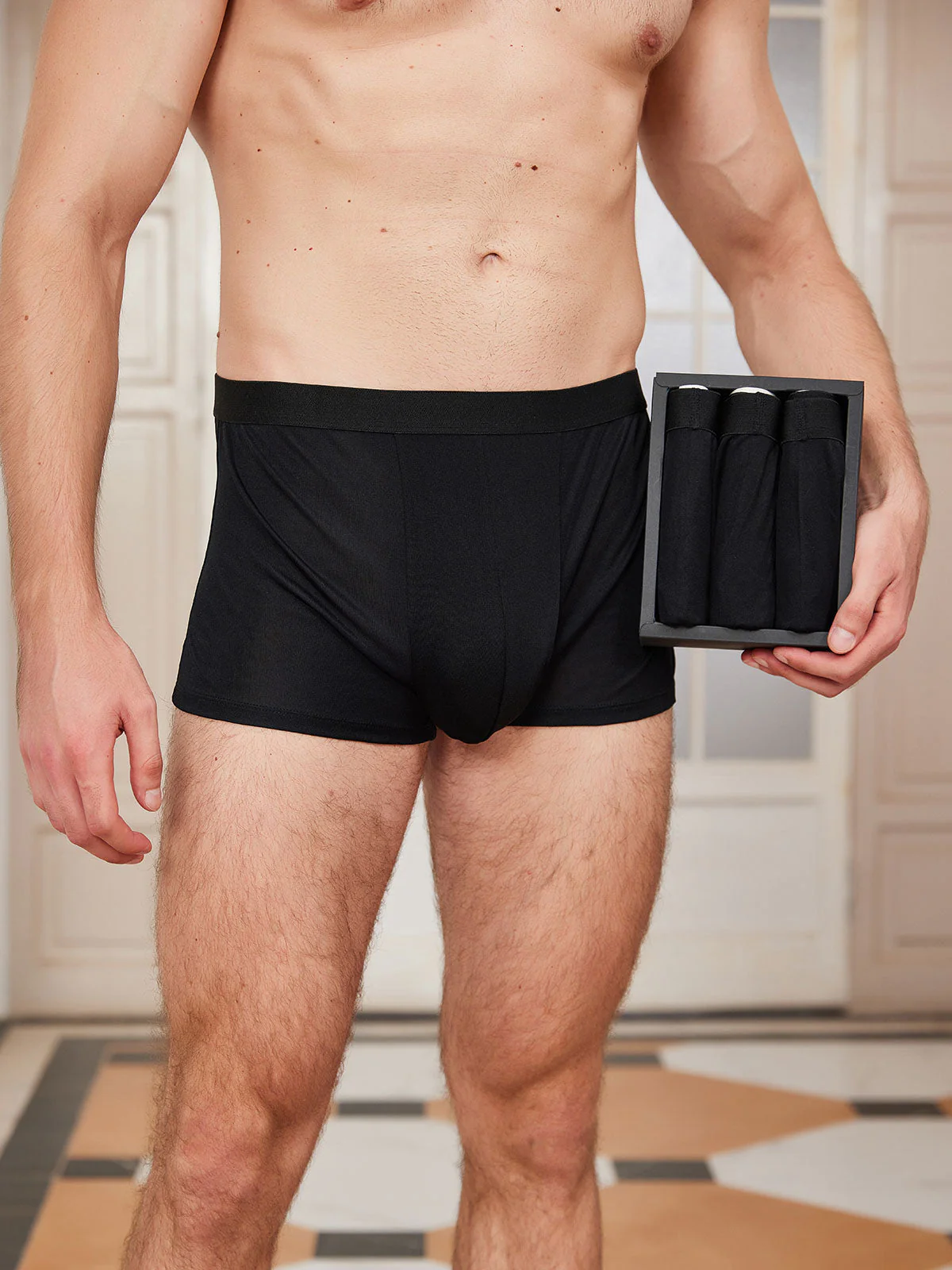 3 Stuks Heren Zijde Boxers Ondergoed - Image 6