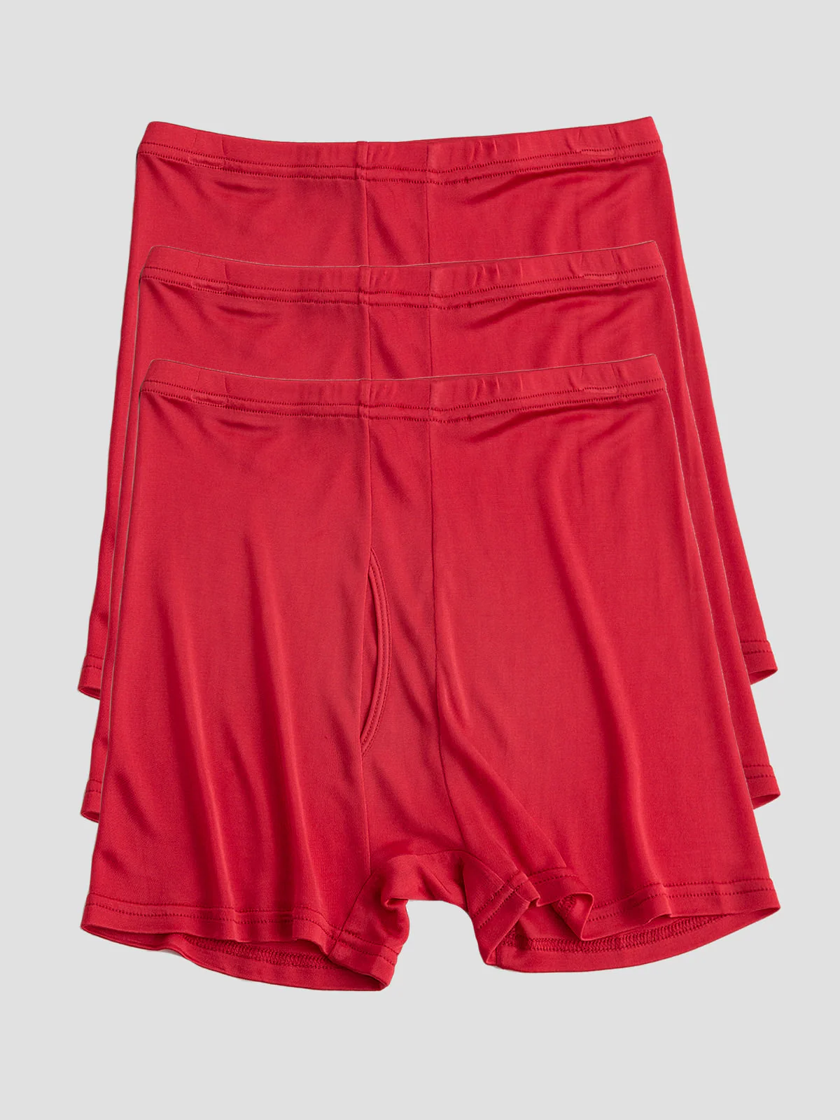 3 Stuks Heren Boxershorts van Pure Zijde met Open Voorkant - Image 15
