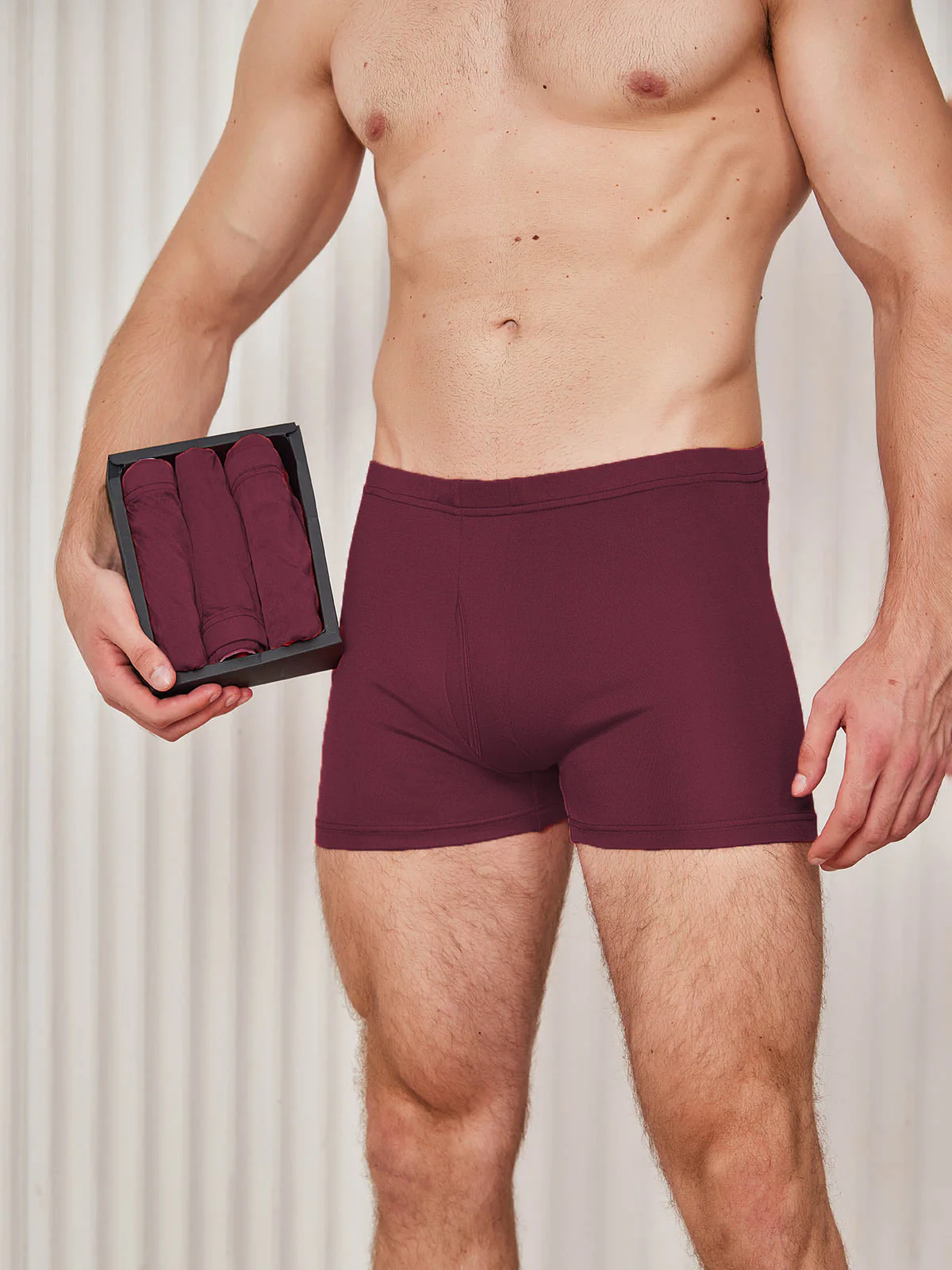 3 Stuks Heren Boxershorts van Pure Zijde met Open Voorkant - Image 21