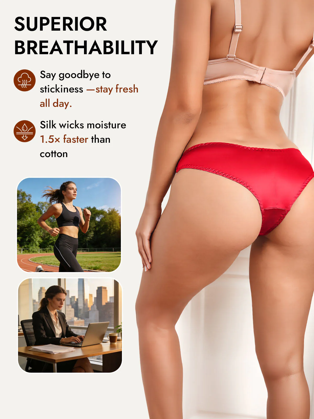 Comfortabele Pure Zijden Slip - Image 13