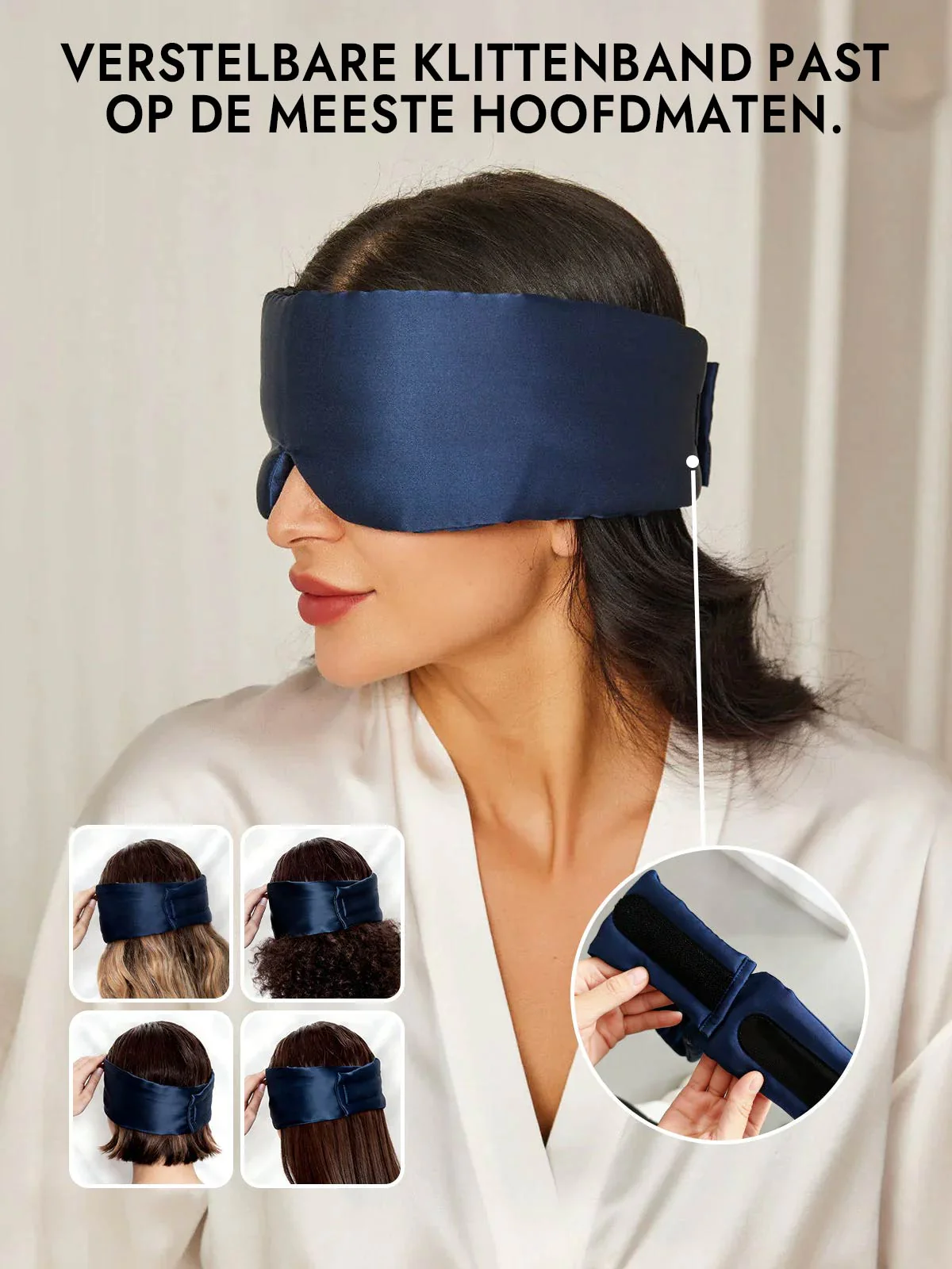 Elegant zijde slaap-oogmasker uit één stuk - Image 16