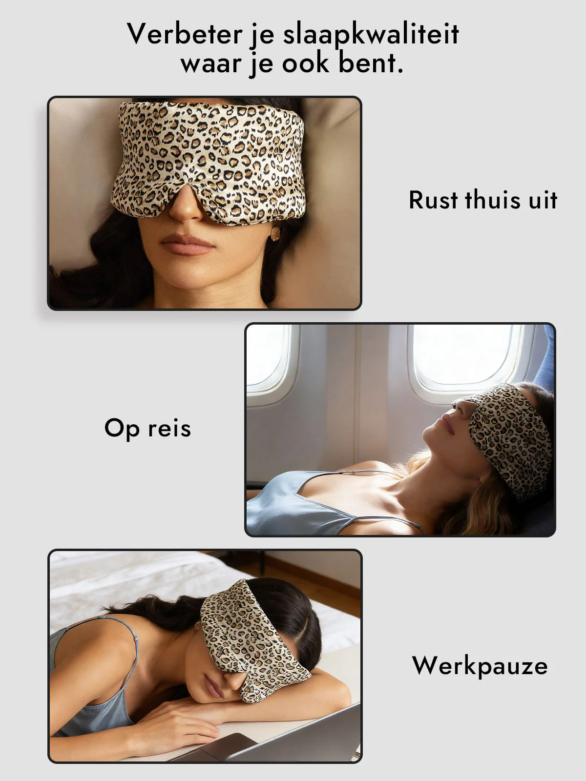 Elegant zijde slaap-oogmasker uit één stuk - Image 24
