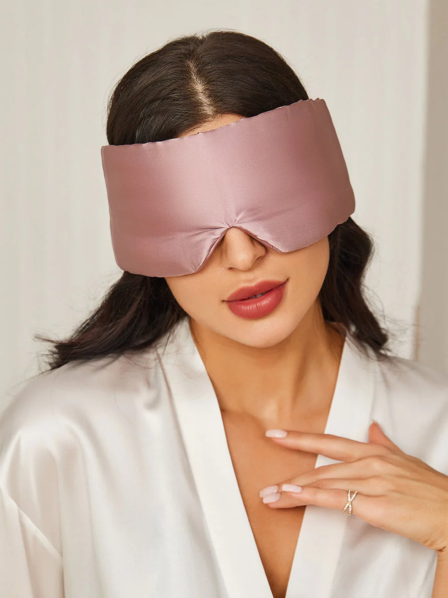 Elegant zijde slaap-oogmasker uit één stuk - Image 25