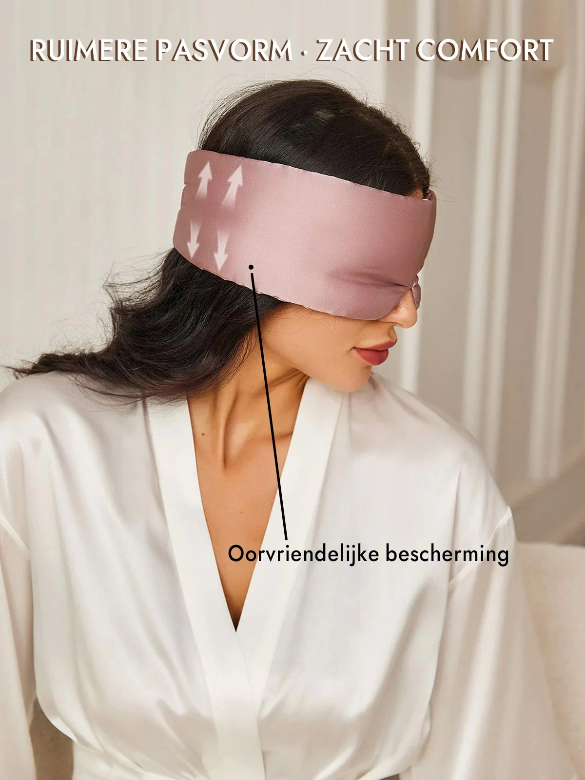 Elegant zijde slaap-oogmasker uit één stuk - Image 29