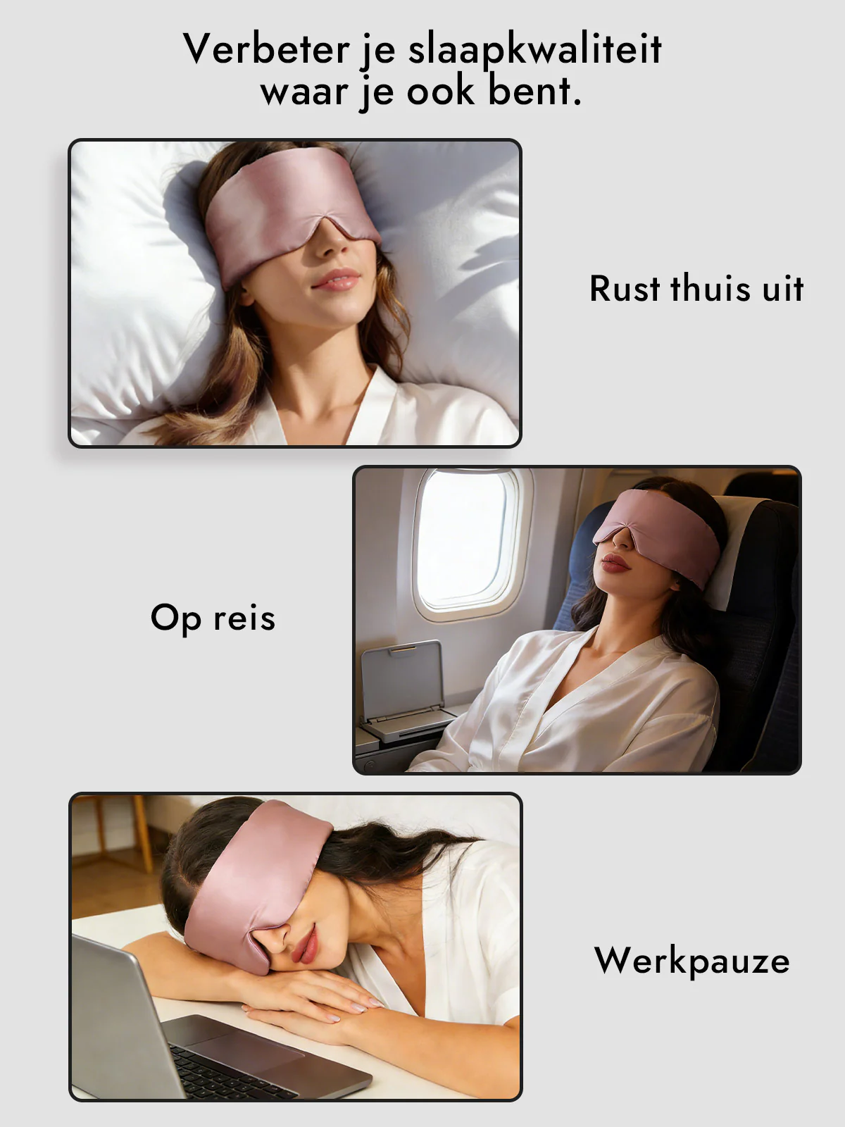 Elegant zijde slaap-oogmasker uit één stuk - Image 30