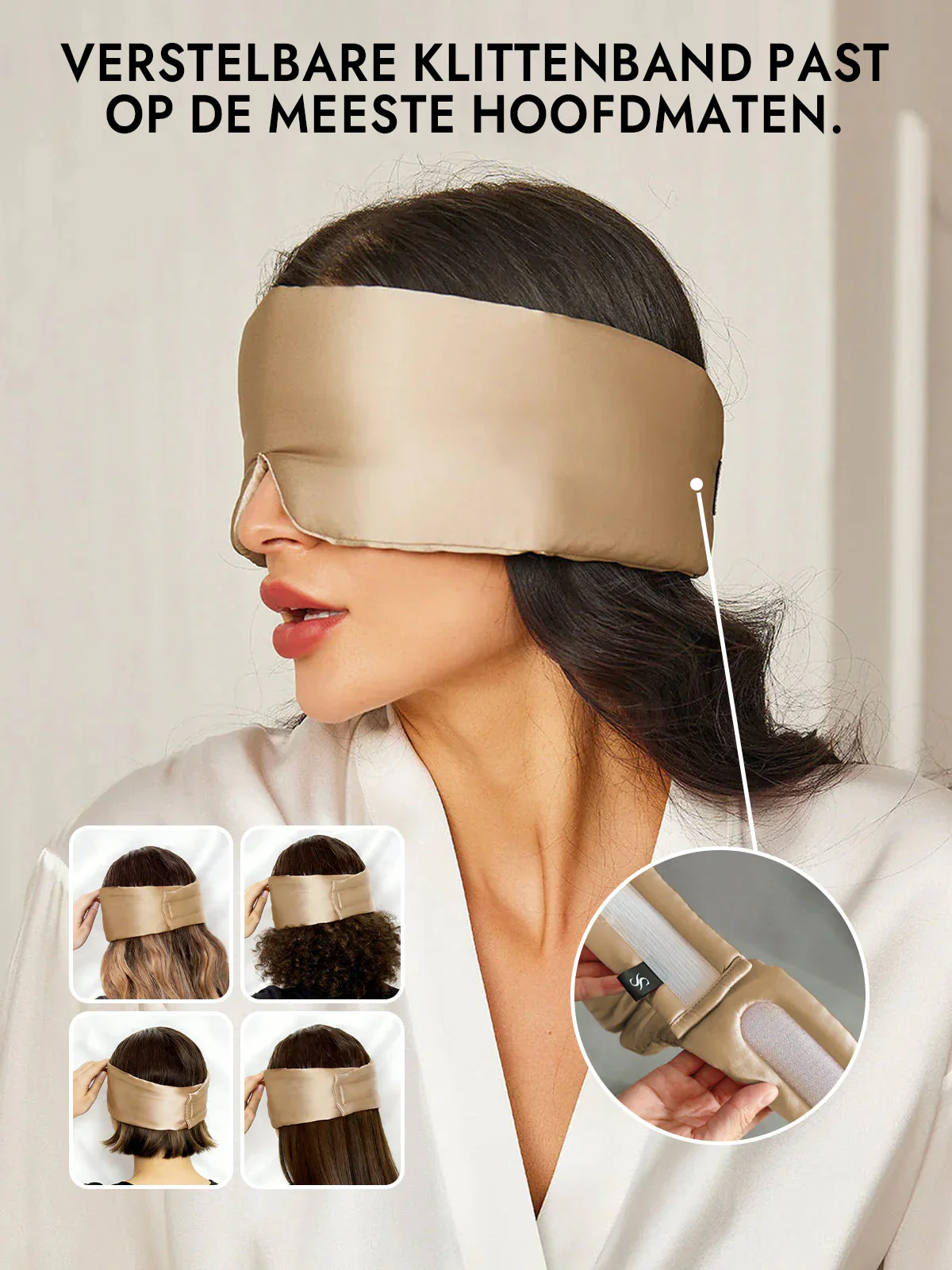 Elegant zijde slaap-oogmasker uit één stuk - Image 34