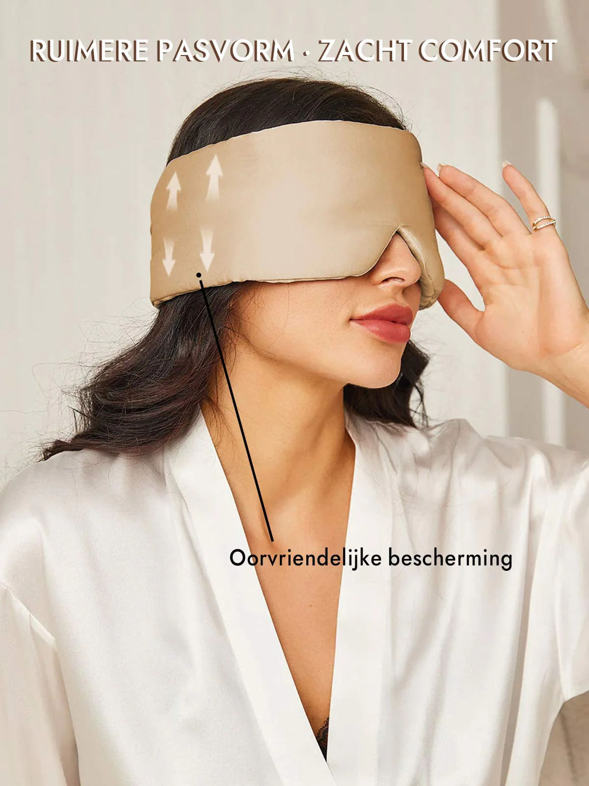 Elegant zijde slaap-oogmasker uit één stuk - Image 35