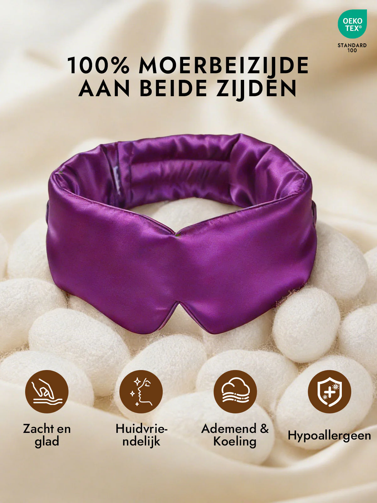 Elegant zijde slaap-oogmasker uit één stuk - Image 38