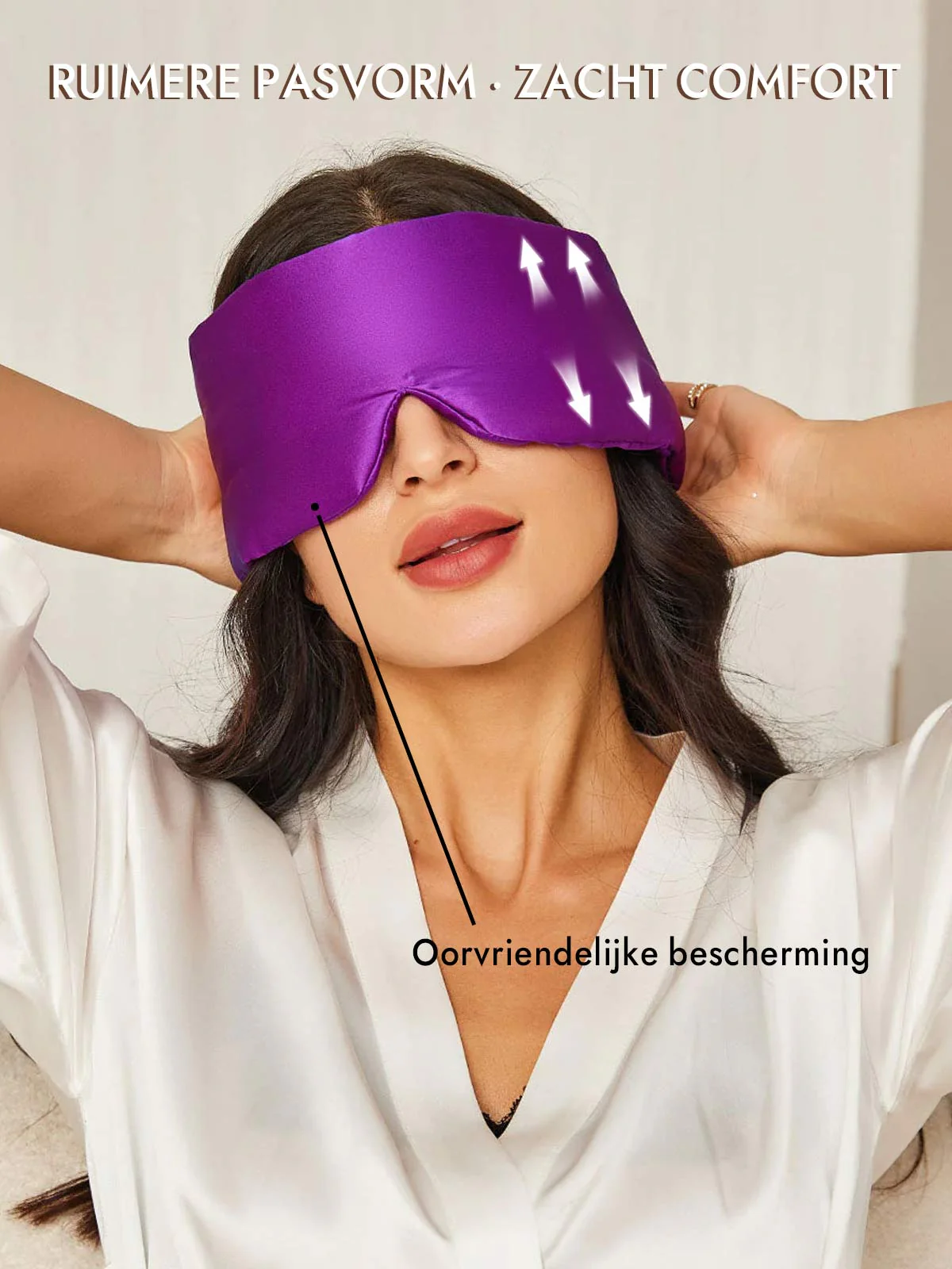 Elegant zijde slaap-oogmasker uit één stuk - Image 41