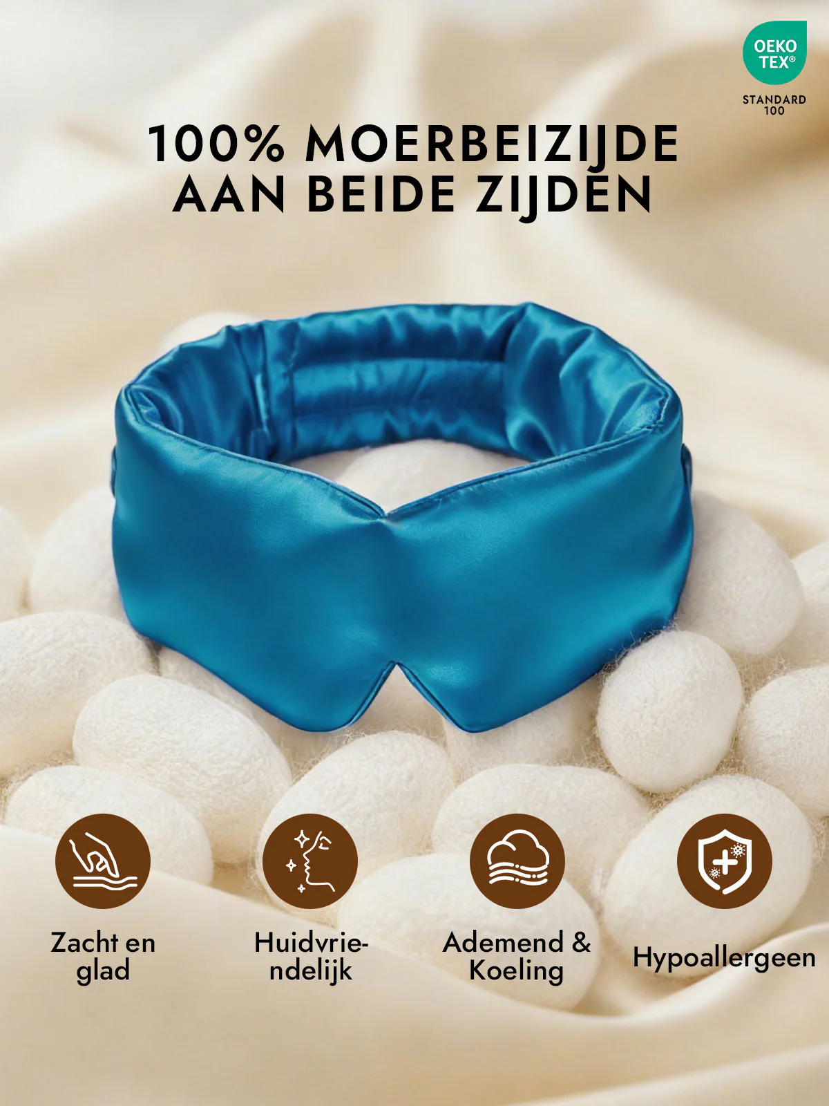 Elegant zijde slaap-oogmasker uit één stuk - Image 44