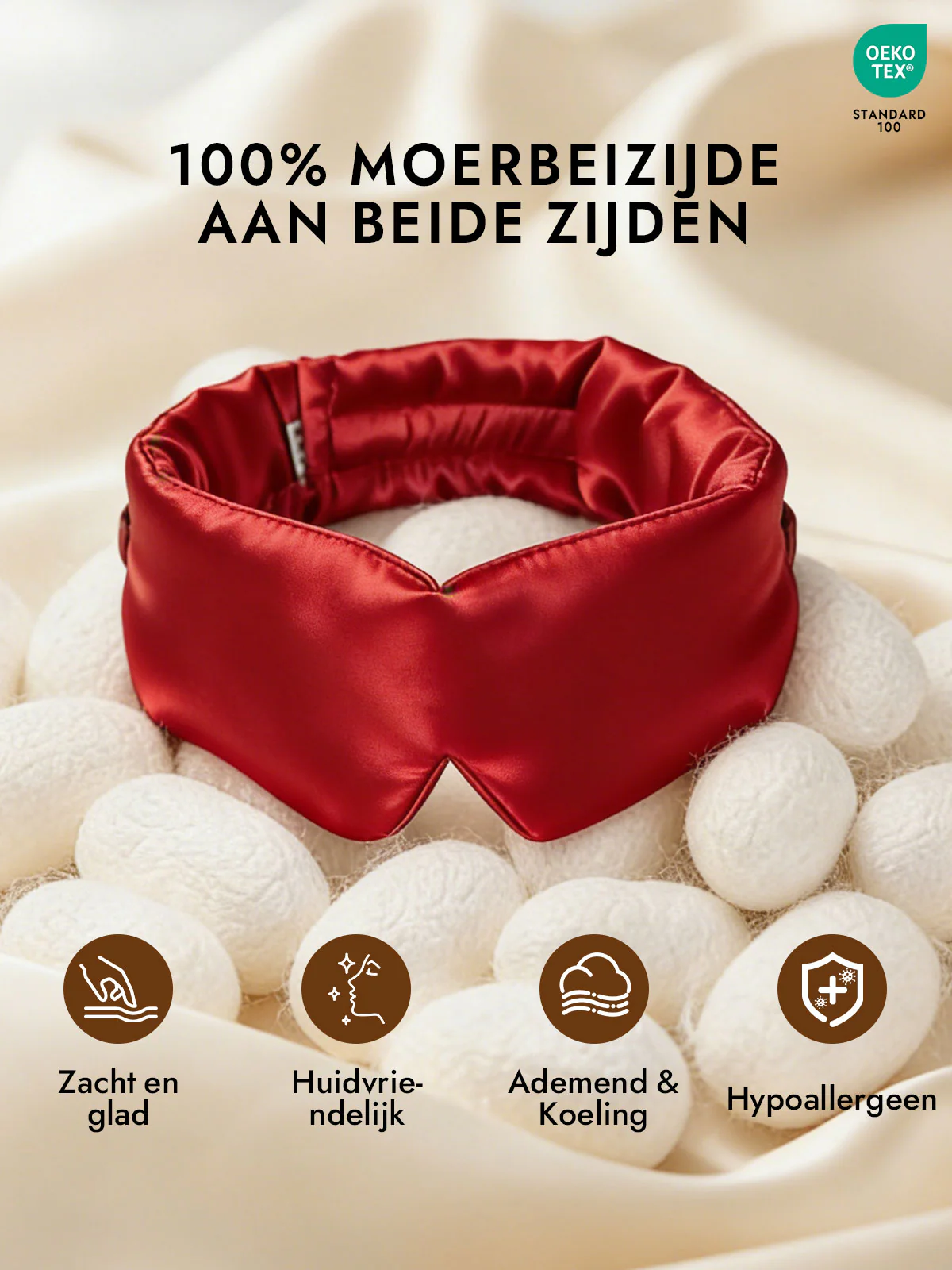 Elegant zijde slaap-oogmasker uit één stuk - Image 50
