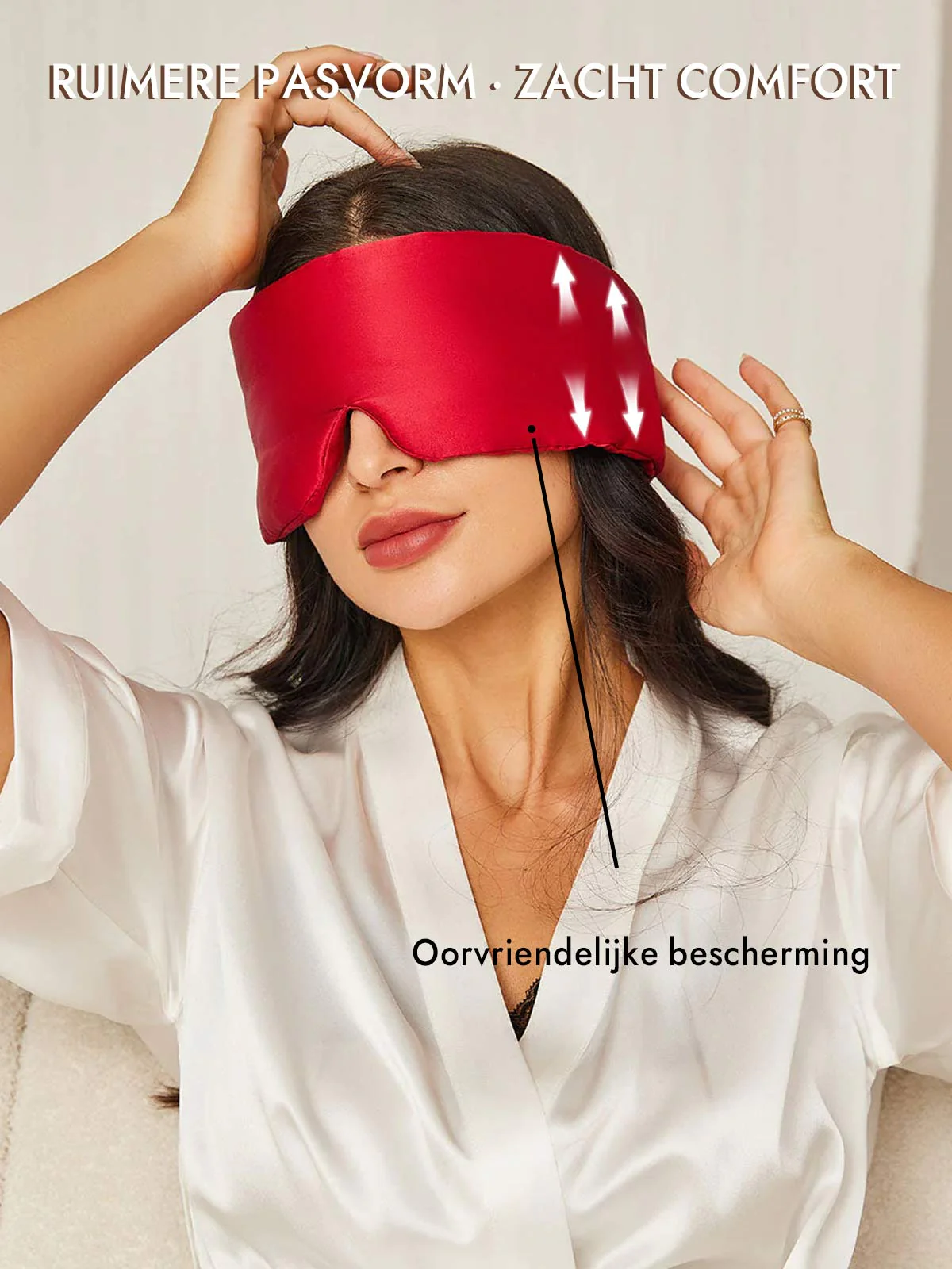 Elegant zijde slaap-oogmasker uit één stuk - Image 53
