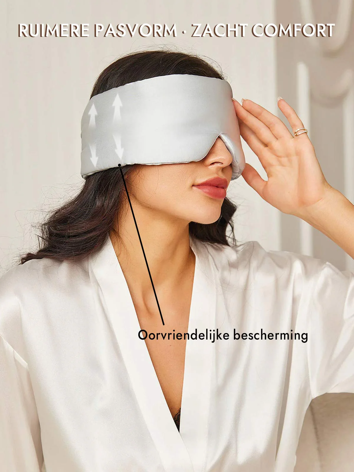 Elegant zijde slaap-oogmasker uit één stuk - Image 59