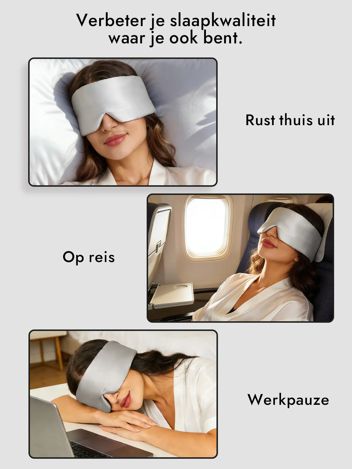 Elegant zijde slaap-oogmasker uit één stuk - Image 60