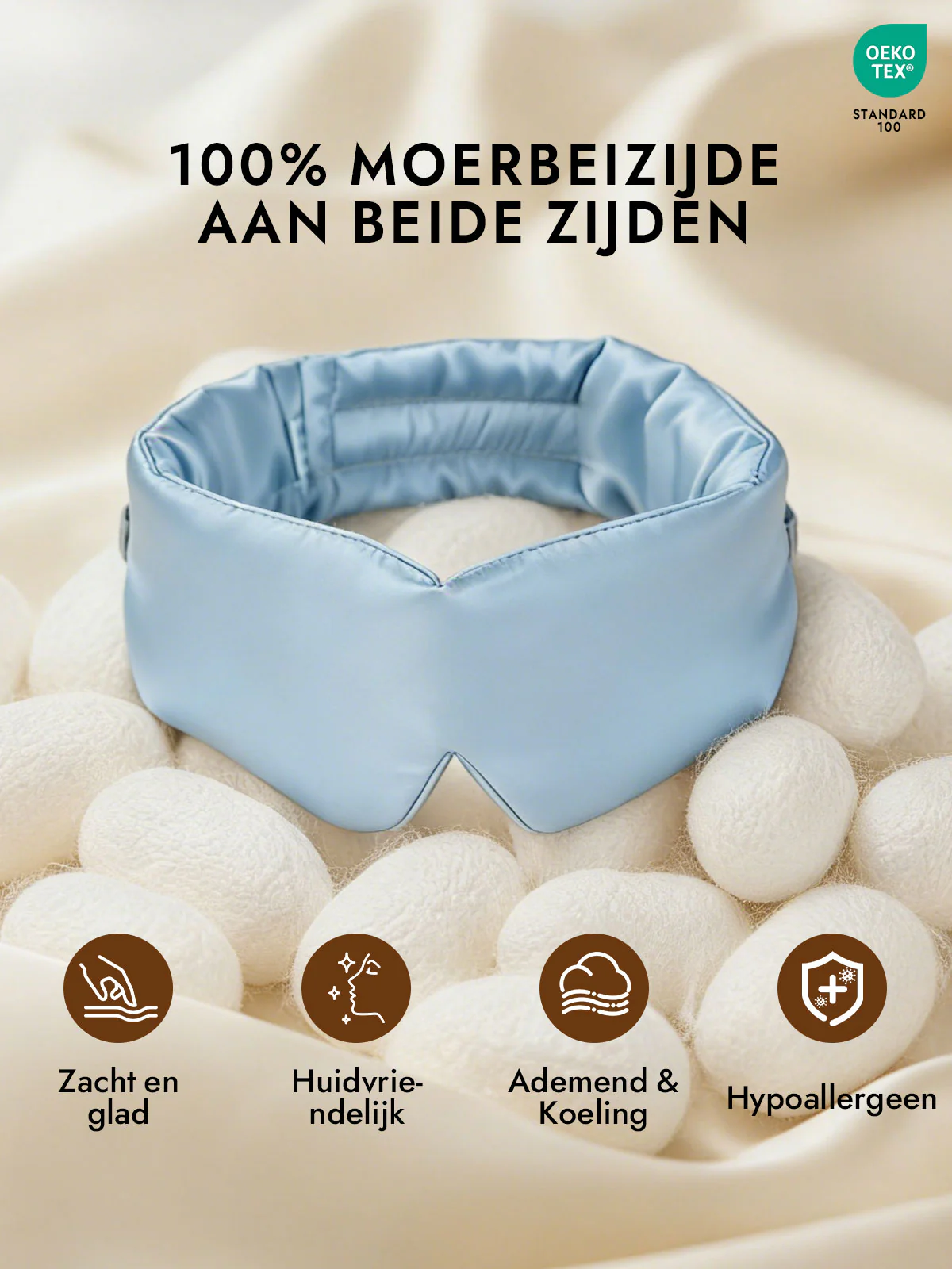 Elegant zijde slaap-oogmasker uit één stuk - Image 62