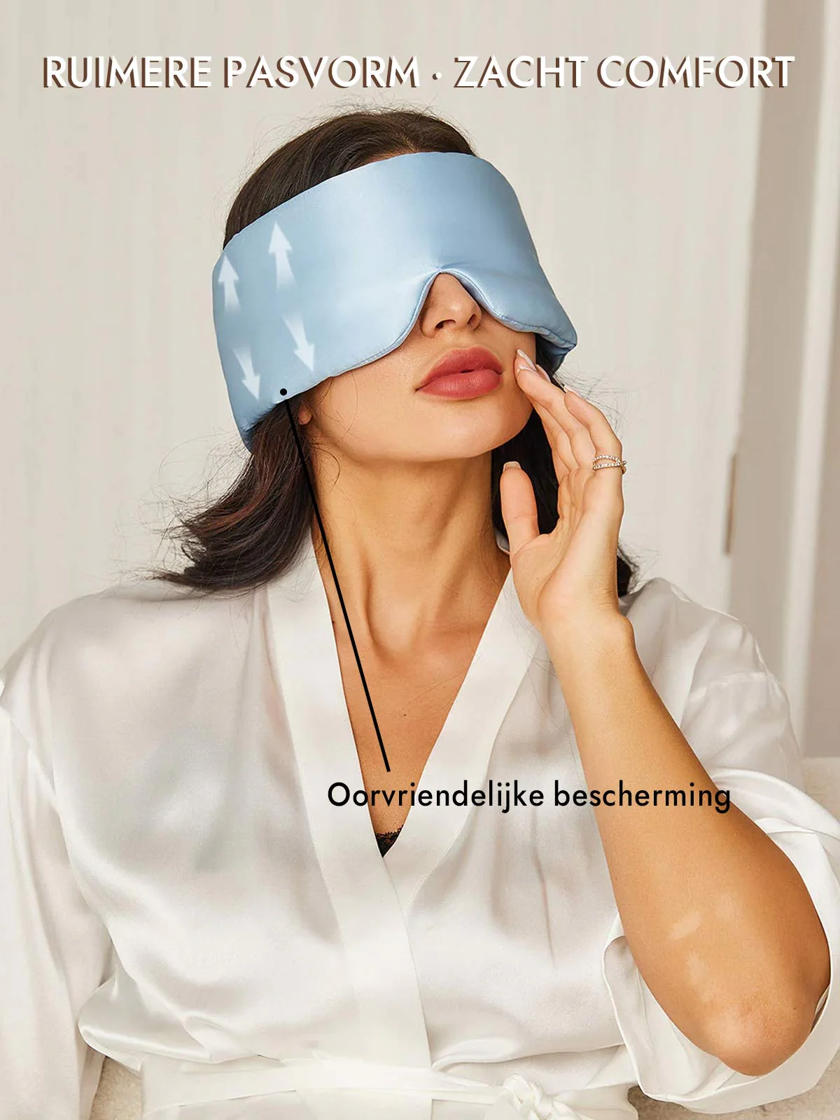 Elegant zijde slaap-oogmasker uit één stuk - Image 65