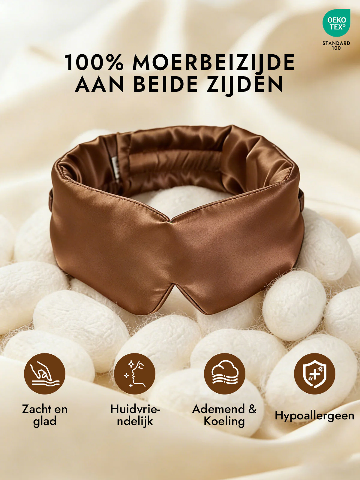 Elegant zijde slaap-oogmasker uit één stuk - Image 68