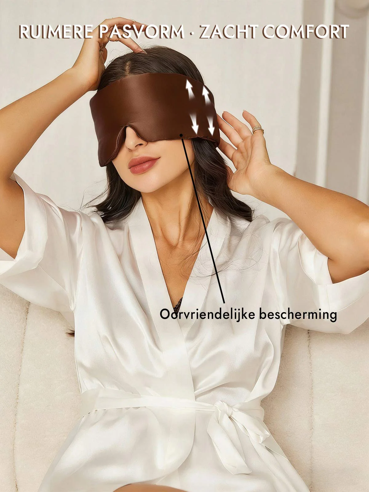 Elegant zijde slaap-oogmasker uit één stuk - Image 71