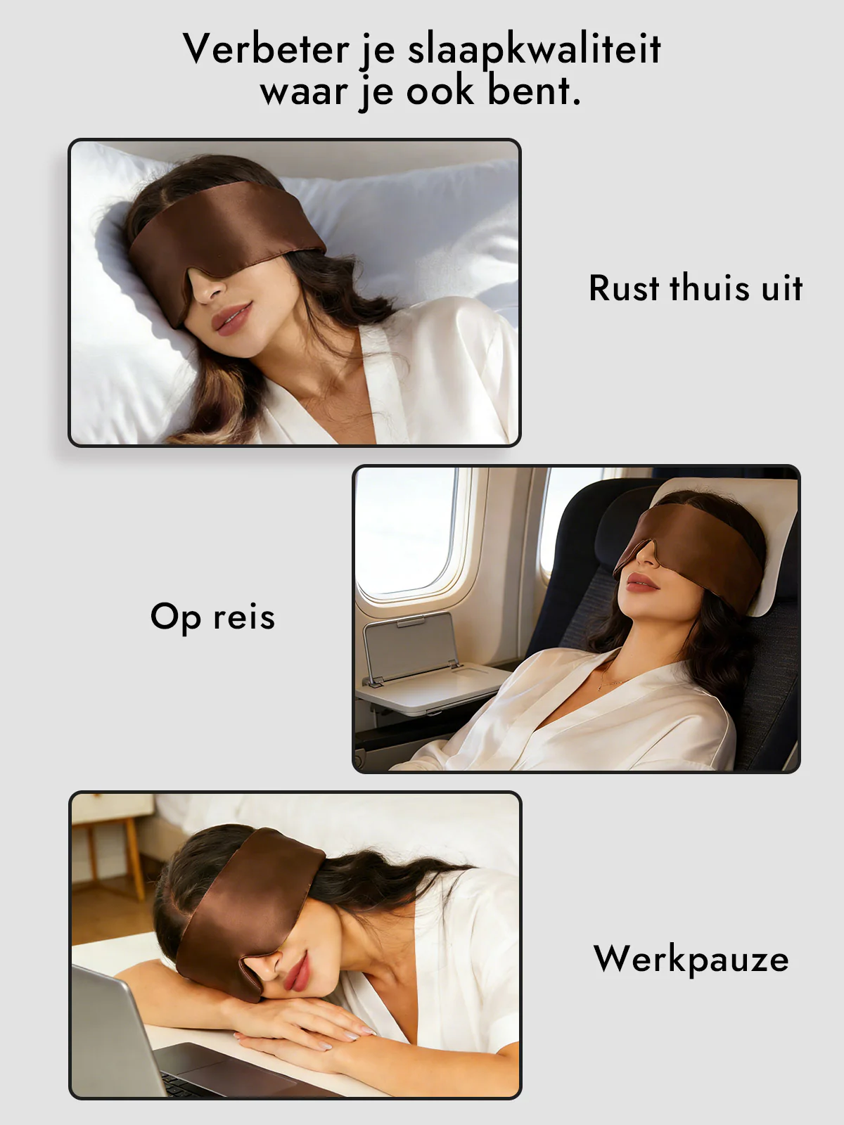 Elegant zijde slaap-oogmasker uit één stuk - Image 72