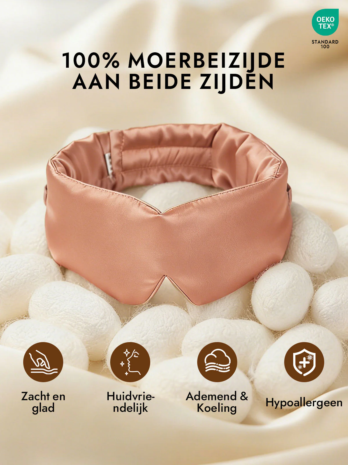 Elegant zijde slaap-oogmasker uit één stuk - Image 74