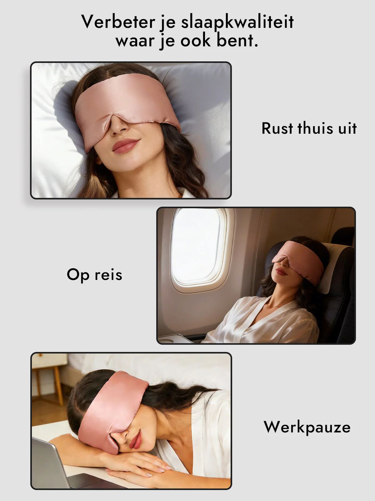 Elegant zijde slaap-oogmasker uit één stuk - Image 78