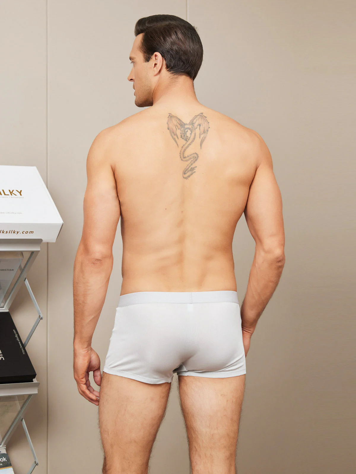 Heren Boxershorts Van Pure Zijde - Image 25