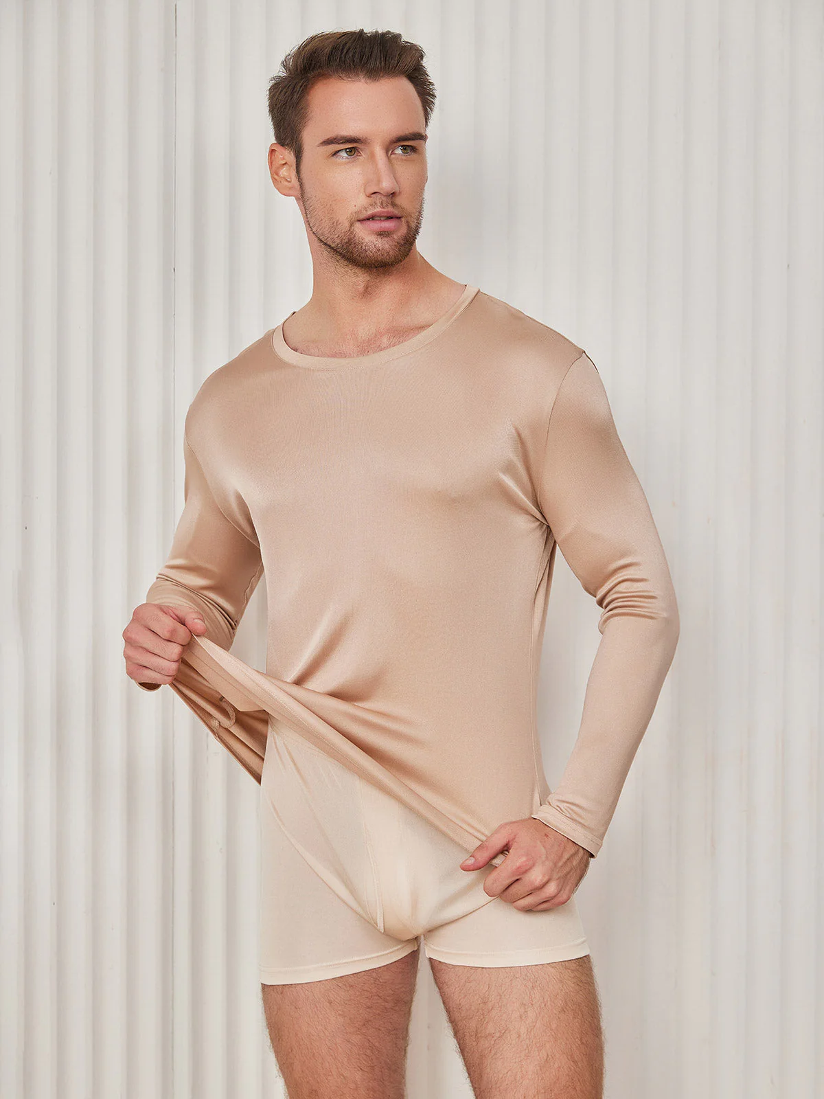 Heren Mode Zijde Tee - Image 17