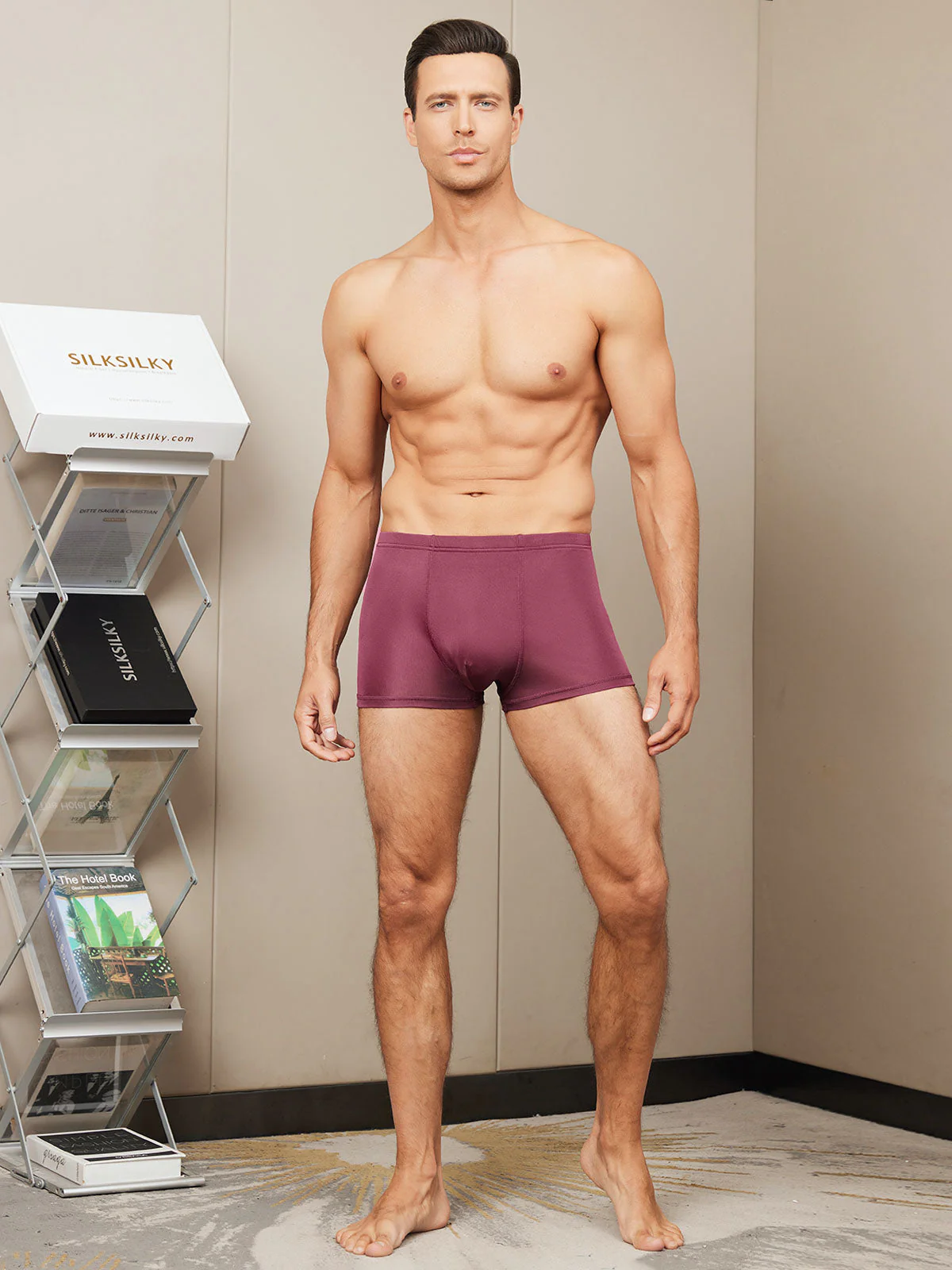 Heren Boxershorts Van Pure Zijde Ondergoed - Image 16
