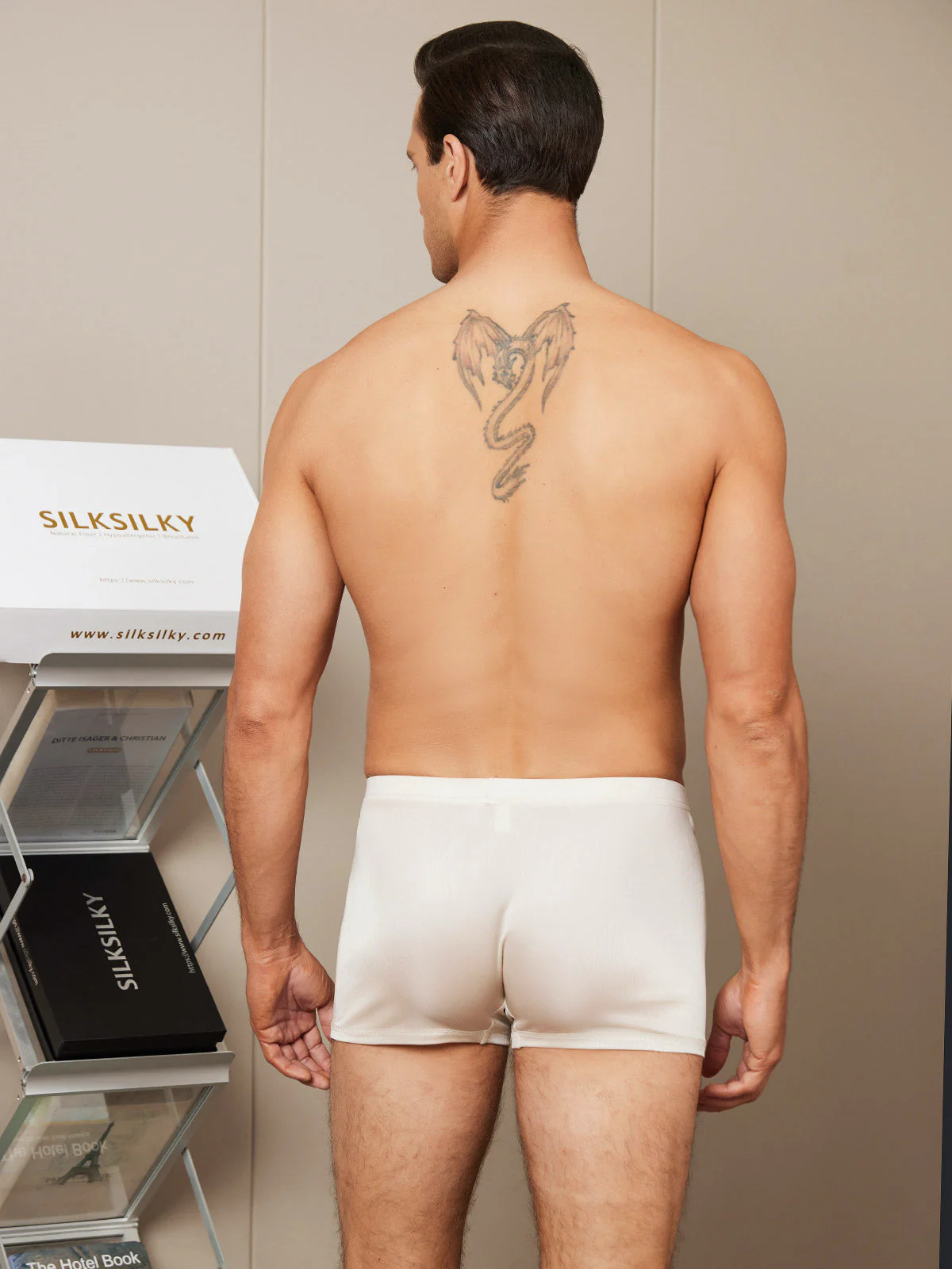 Heren Boxershorts Van Pure Zijde Ondergoed - Image 18