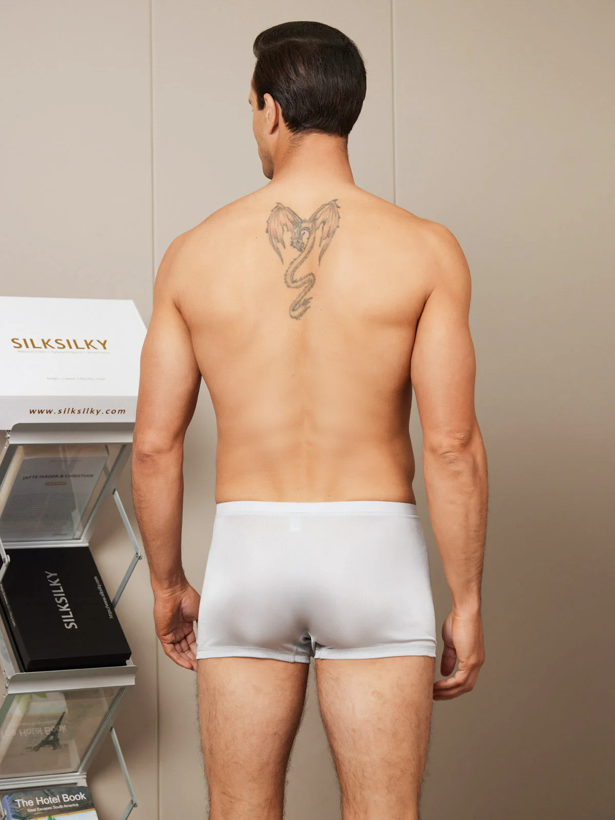 Heren Boxershorts Van Pure Zijde Ondergoed - Image 23