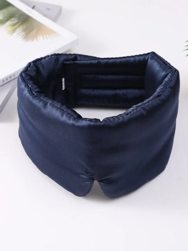 Eendelig zijden slaapmasker met klittenbandsluiting - Image 8