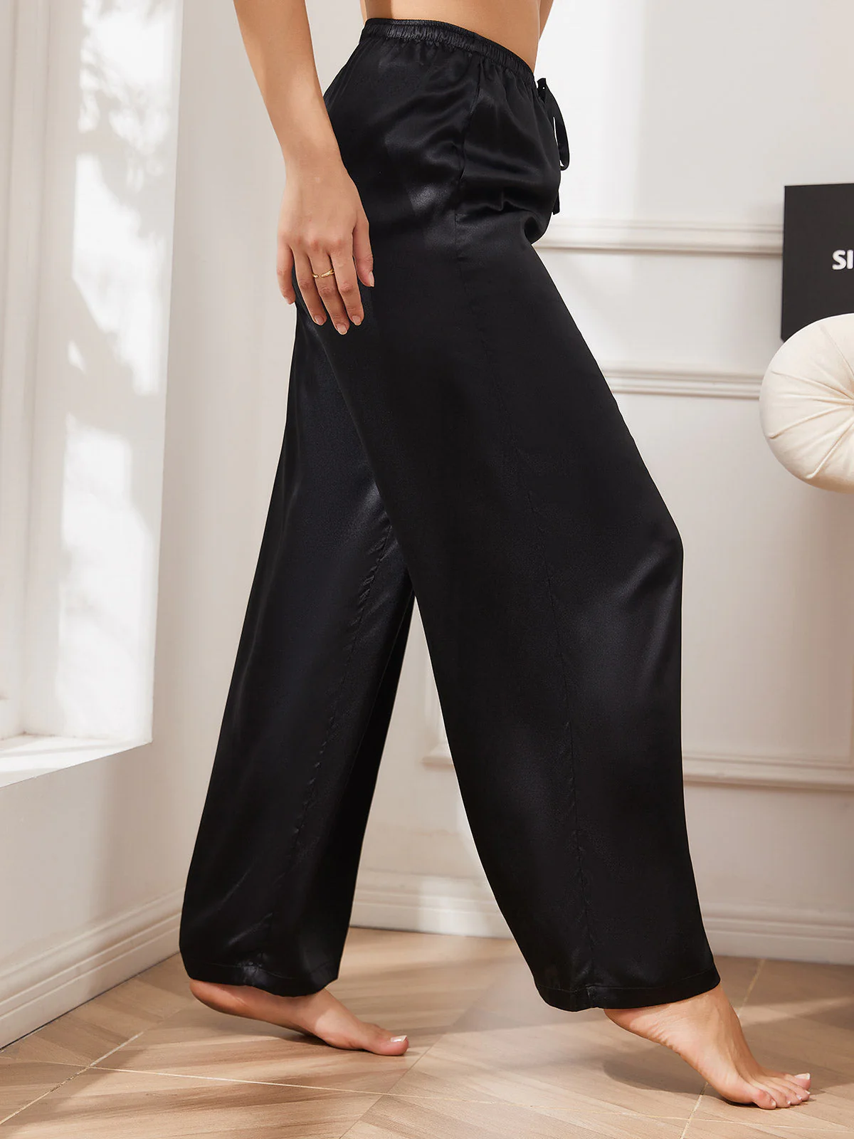 100% Moerbeizijde Wijde Pijpen Dames Broek - Image 8