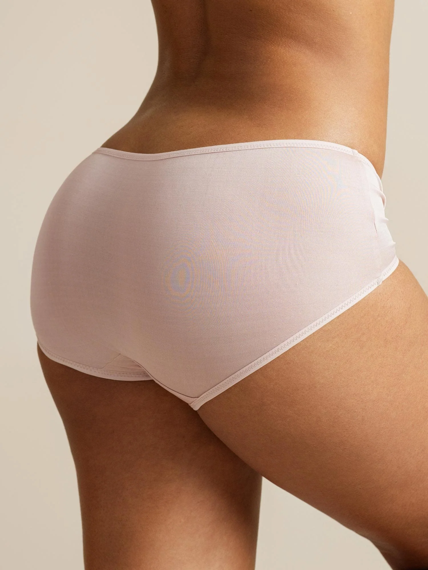 Pure Zijde Comfort Casual Hipster Boyshort Slip - Image 2